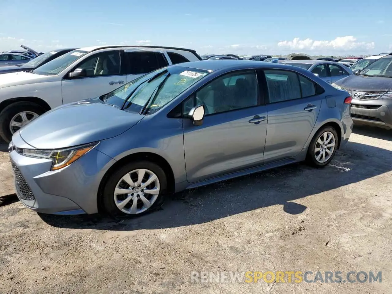 1 fotografías del automóvil dañado 5YFEPRAE9LP129428 TOYOTA COROLLA 2020