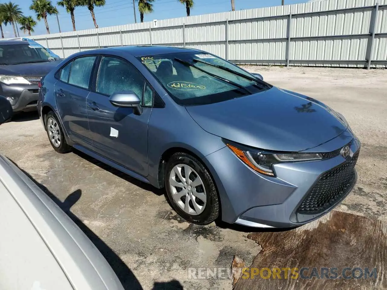 4 fotografías del automóvil dañado 5YFEPRAE9LP129428 TOYOTA COROLLA 2020
