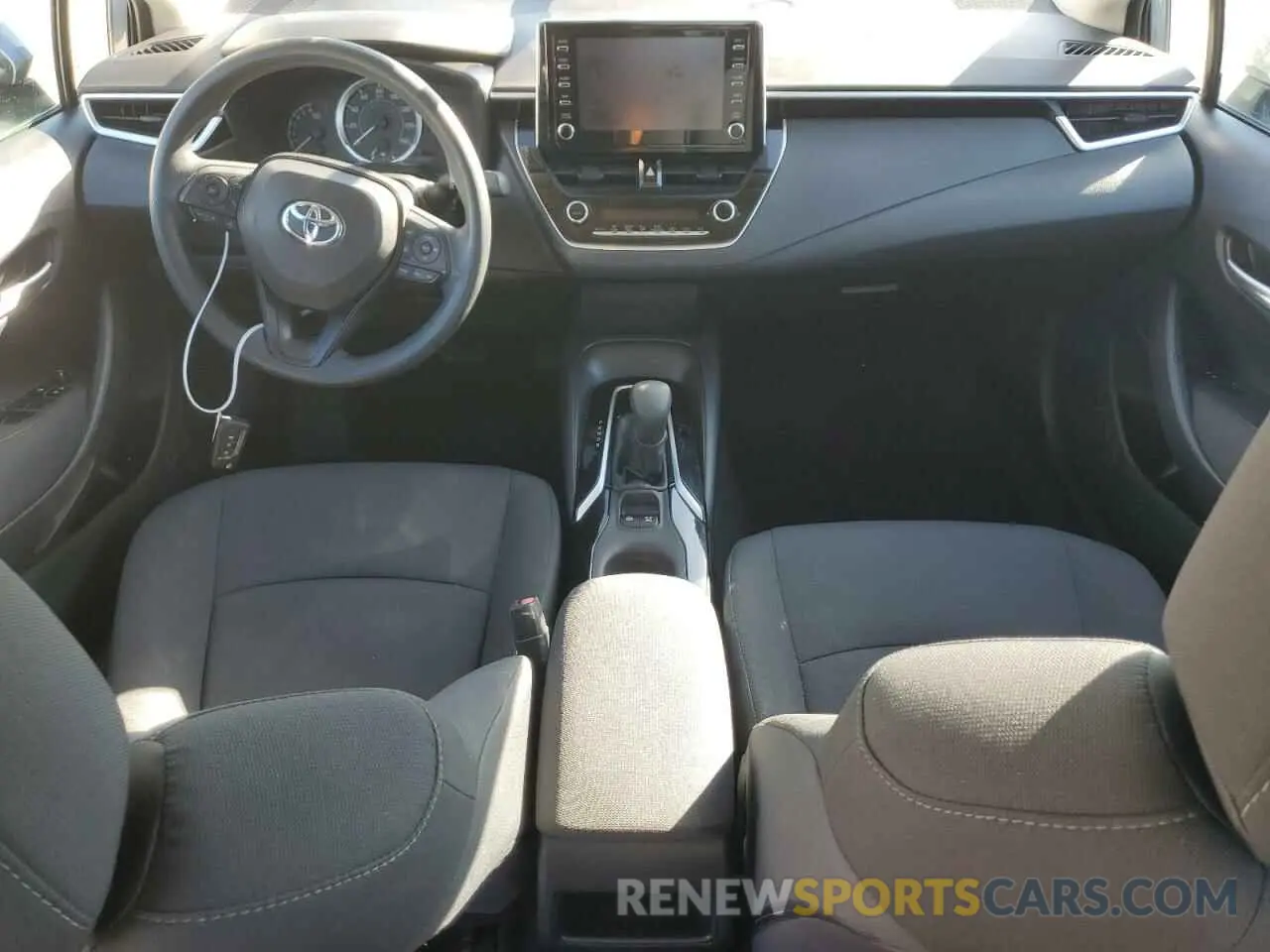 8 fotografías del automóvil dañado 5YFEPRAE9LP129428 TOYOTA COROLLA 2020