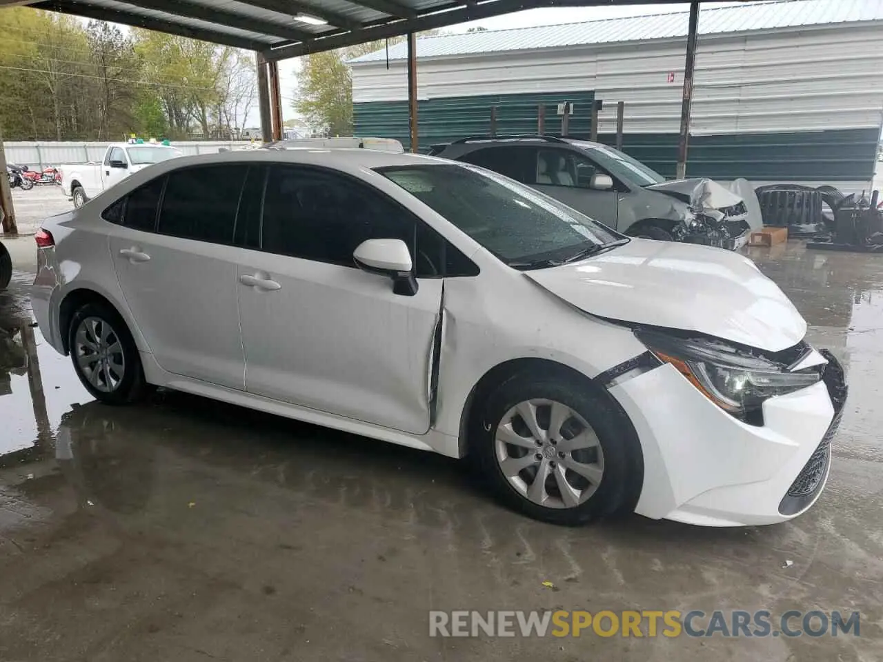 4 fotografías del automóvil dañado 5YFEPRAE9LP130773 TOYOTA COROLLA 2020
