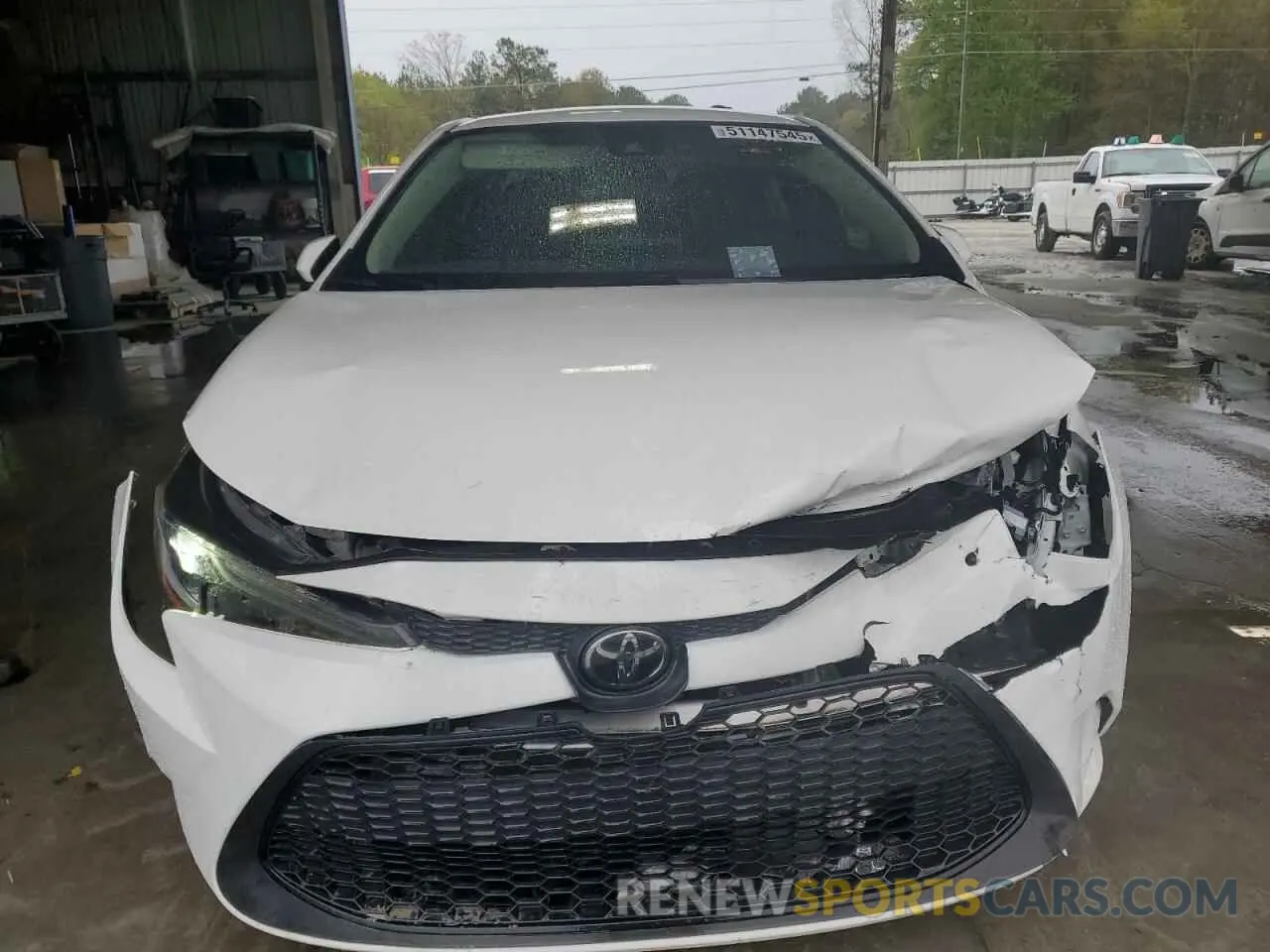 5 fotografías del automóvil dañado 5YFEPRAE9LP130773 TOYOTA COROLLA 2020