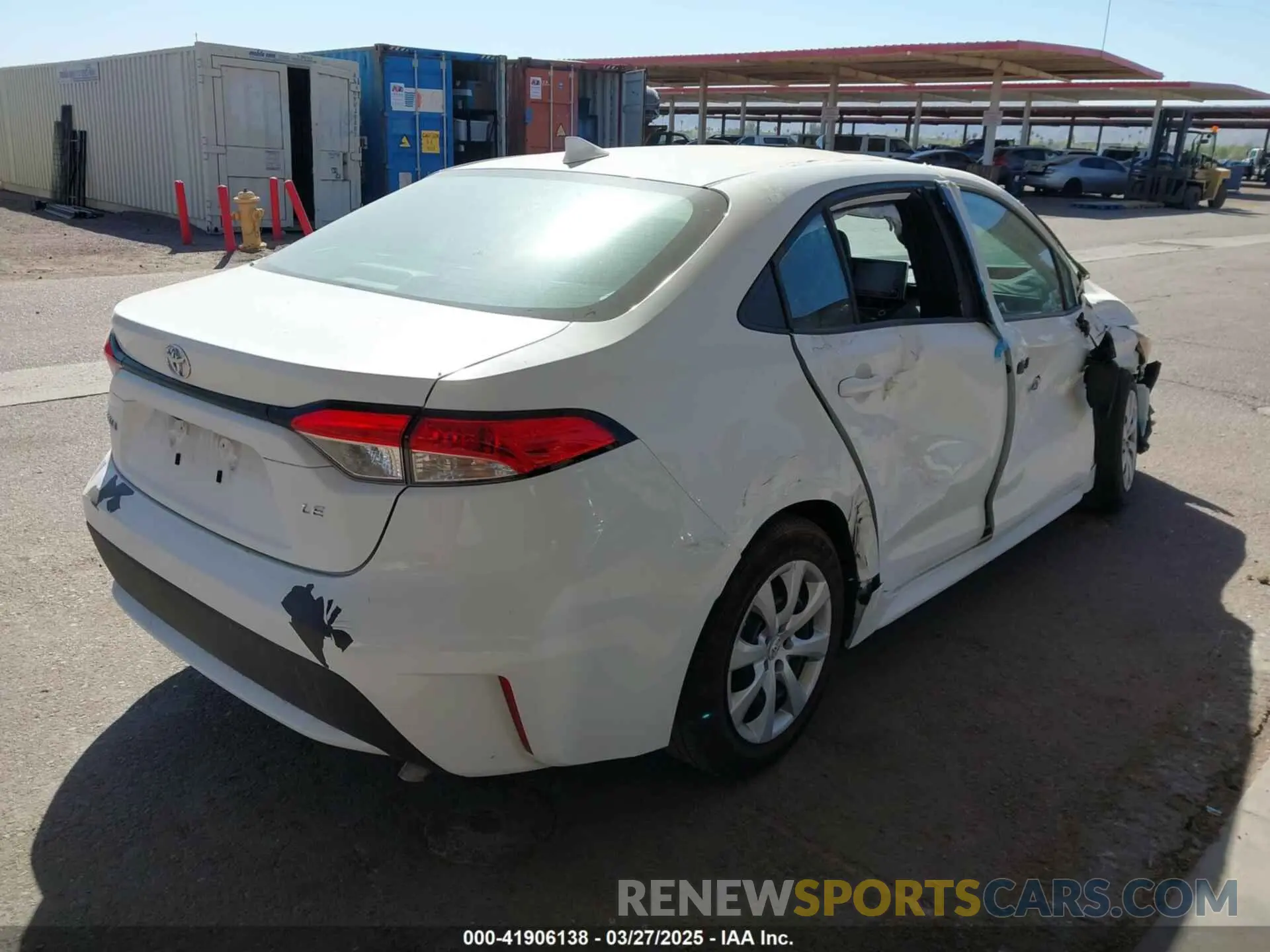 4 fotografías del automóvil dañado 5YFEPRAE9LP132782 TOYOTA COROLLA 2020