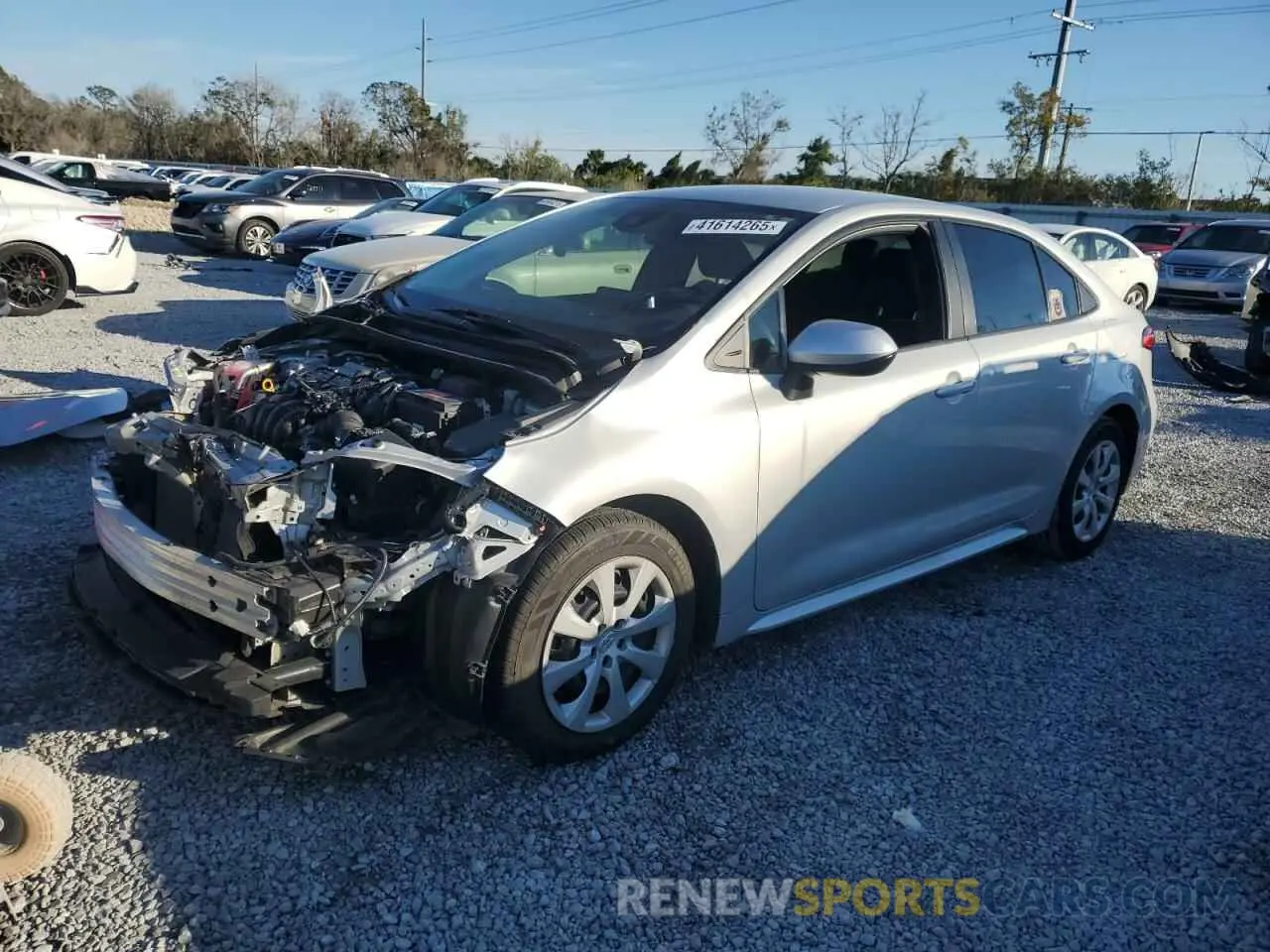 1 fotografías del automóvil dañado 5YFEPRAE9LP134323 TOYOTA COROLLA 2020