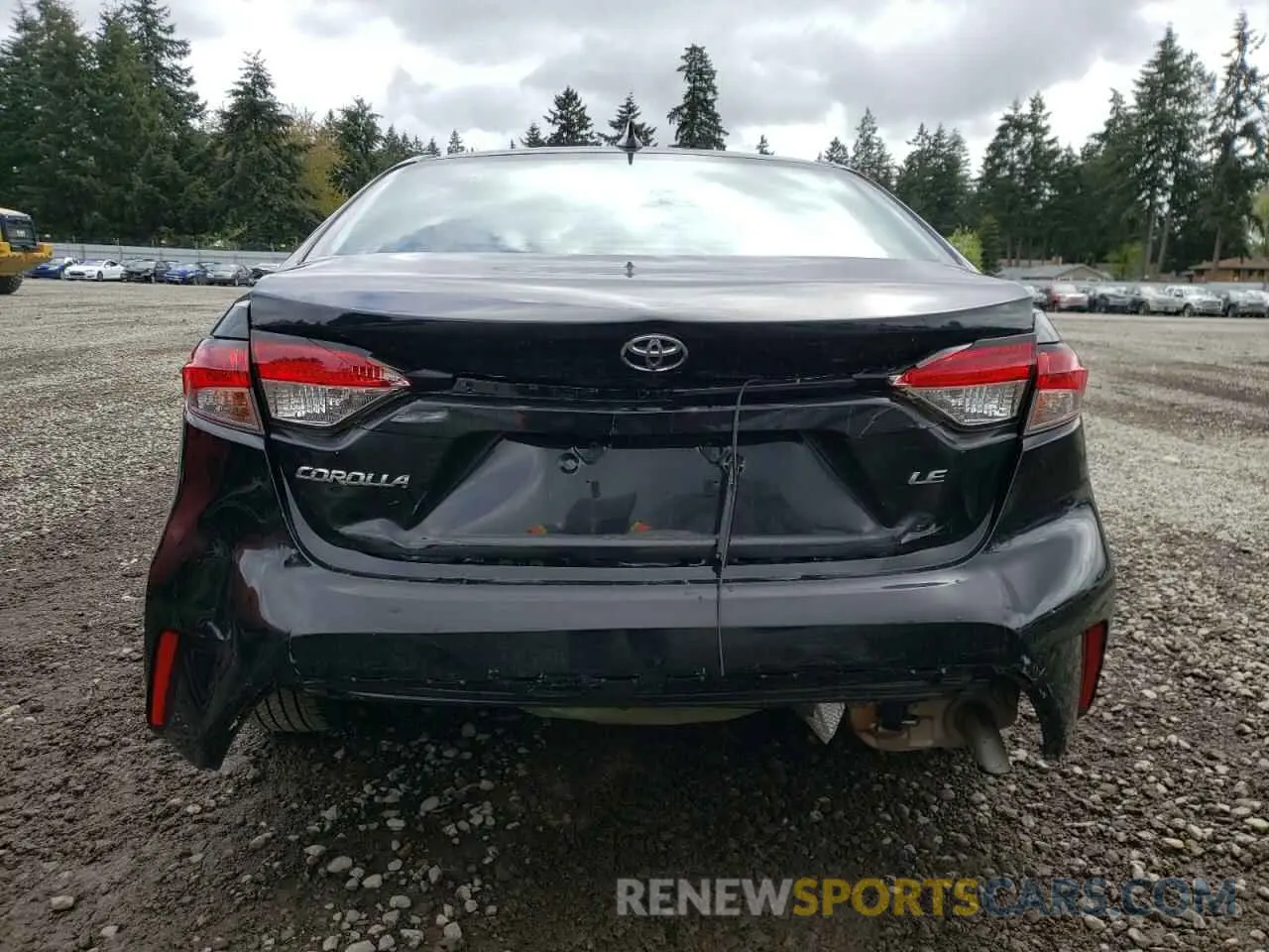 6 fotografías del automóvil dañado 5YFEPRAE9LP141000 TOYOTA COROLLA 2020