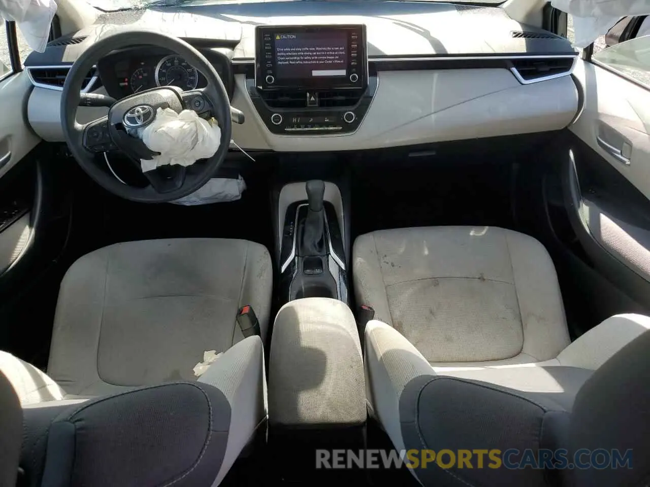 8 fotografías del automóvil dañado 5YFEPRAE9LP142485 TOYOTA COROLLA 2020