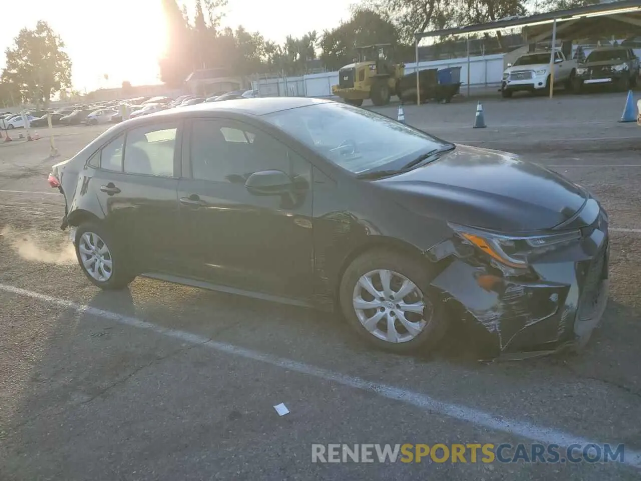 4 fotografías del automóvil dañado 5YFEPRAE9LP144589 TOYOTA COROLLA 2020