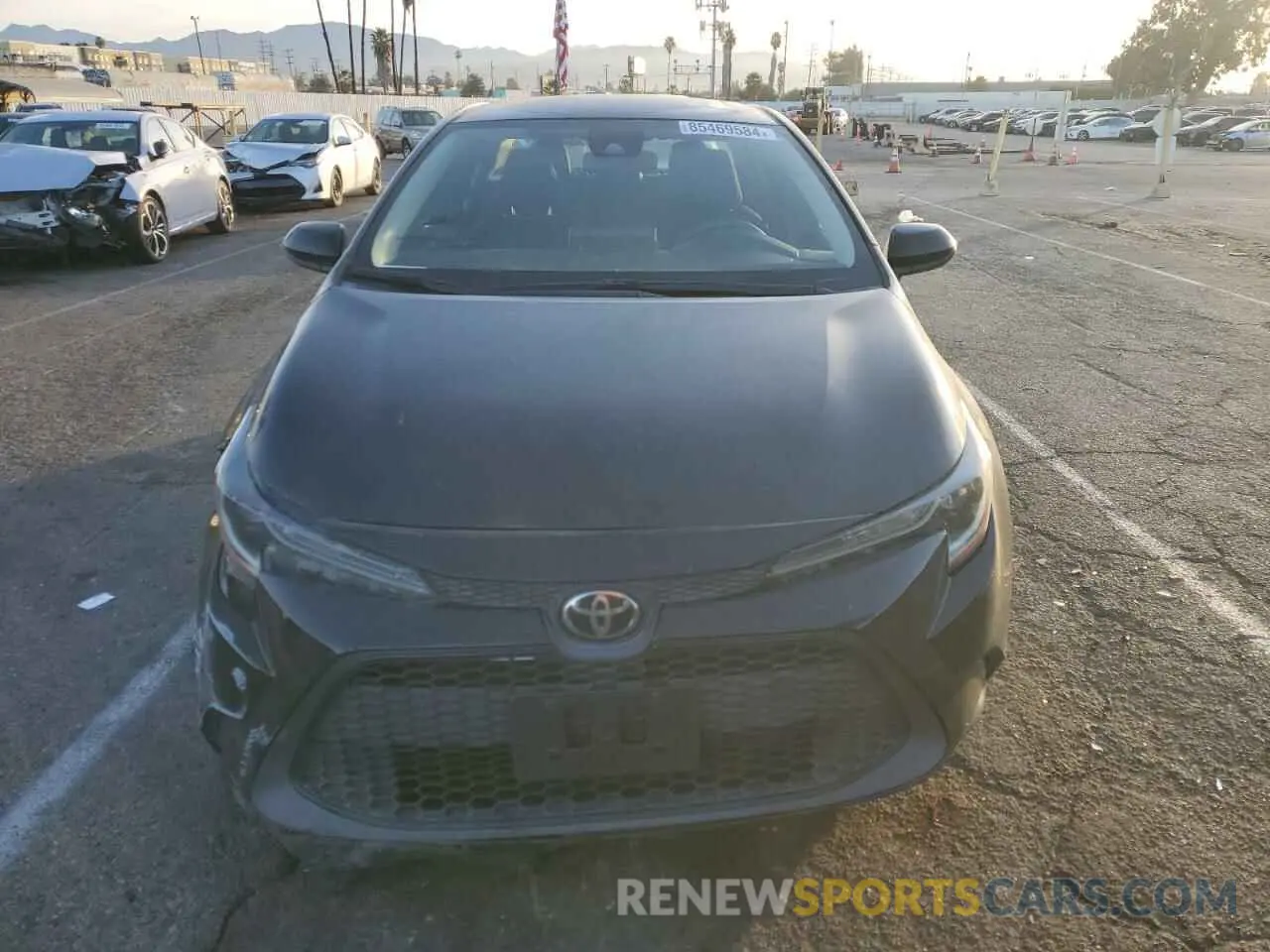 5 fotografías del automóvil dañado 5YFEPRAE9LP144589 TOYOTA COROLLA 2020
