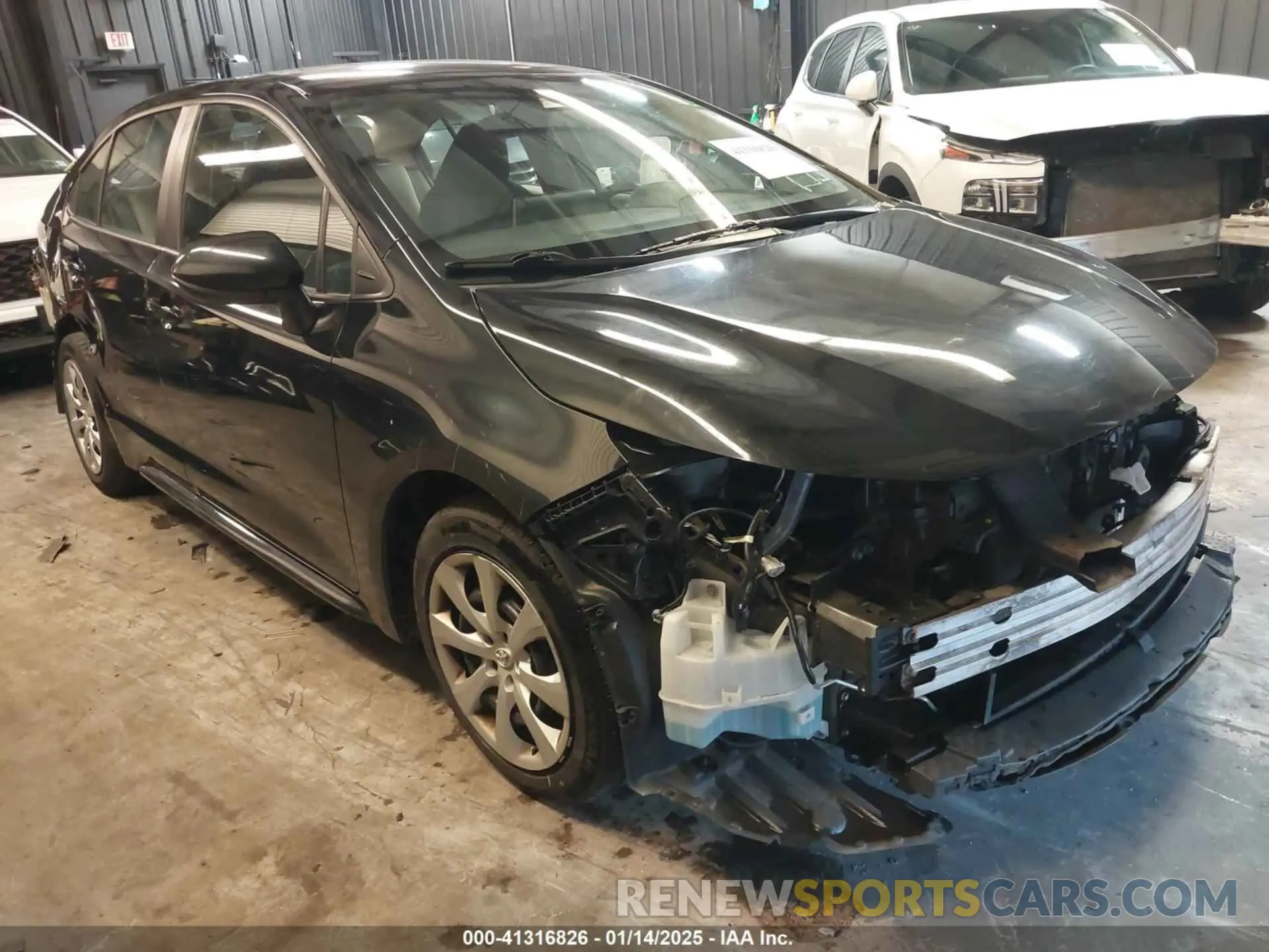 1 fotografías del automóvil dañado 5YFEPRAEXLP012487 TOYOTA COROLLA 2020