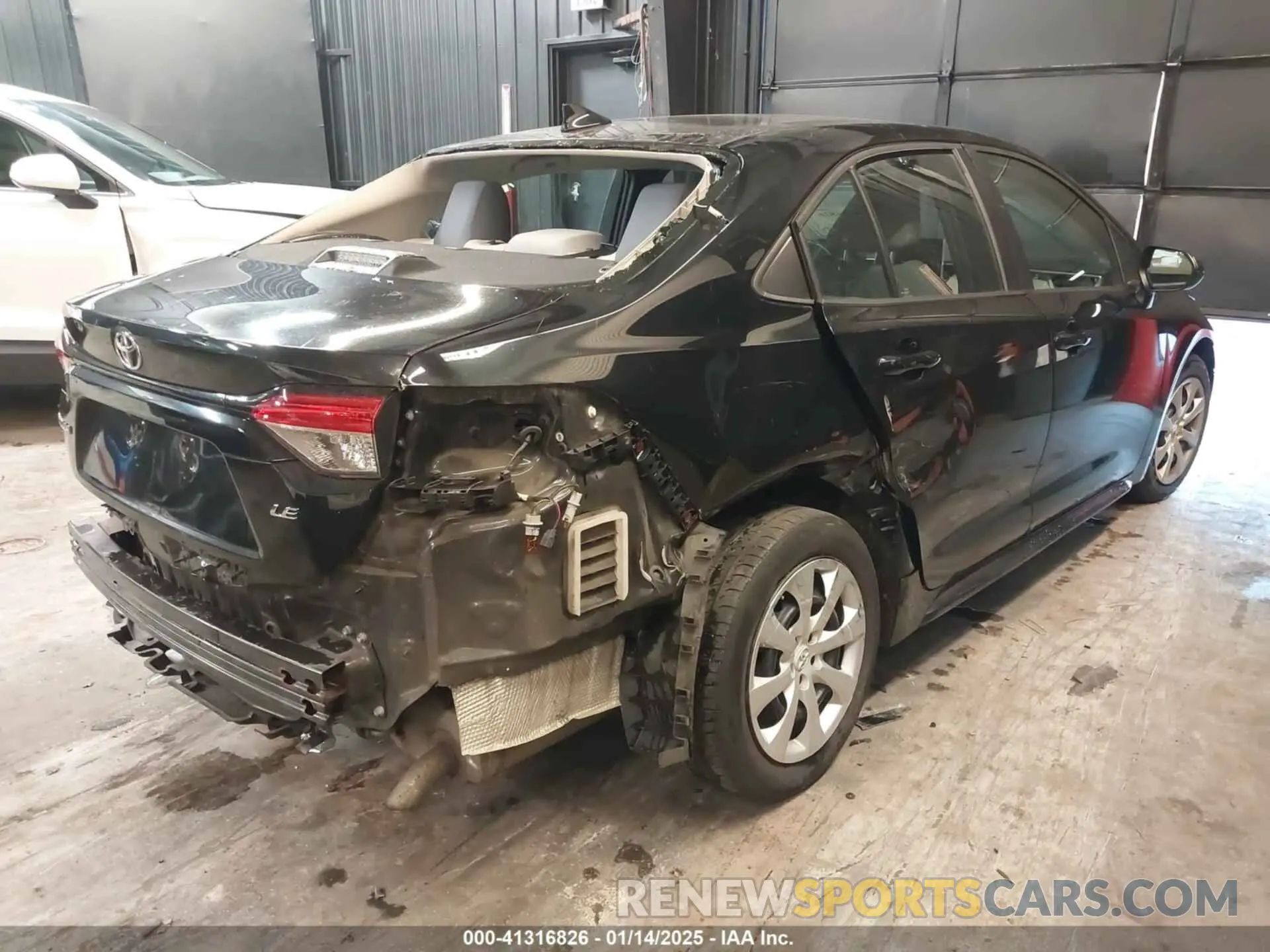 4 fotografías del automóvil dañado 5YFEPRAEXLP012487 TOYOTA COROLLA 2020