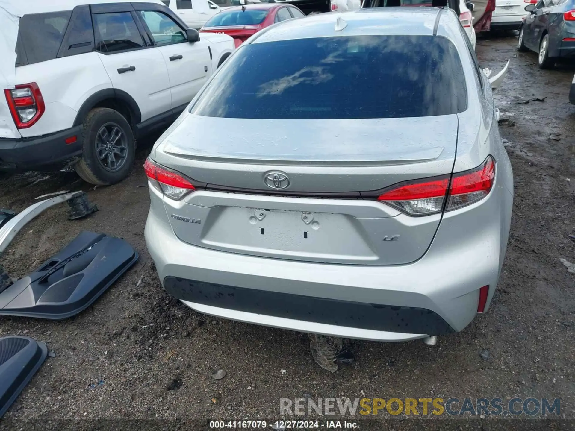 17 fotografías del automóvil dañado 5YFEPRAEXLP013963 TOYOTA COROLLA 2020