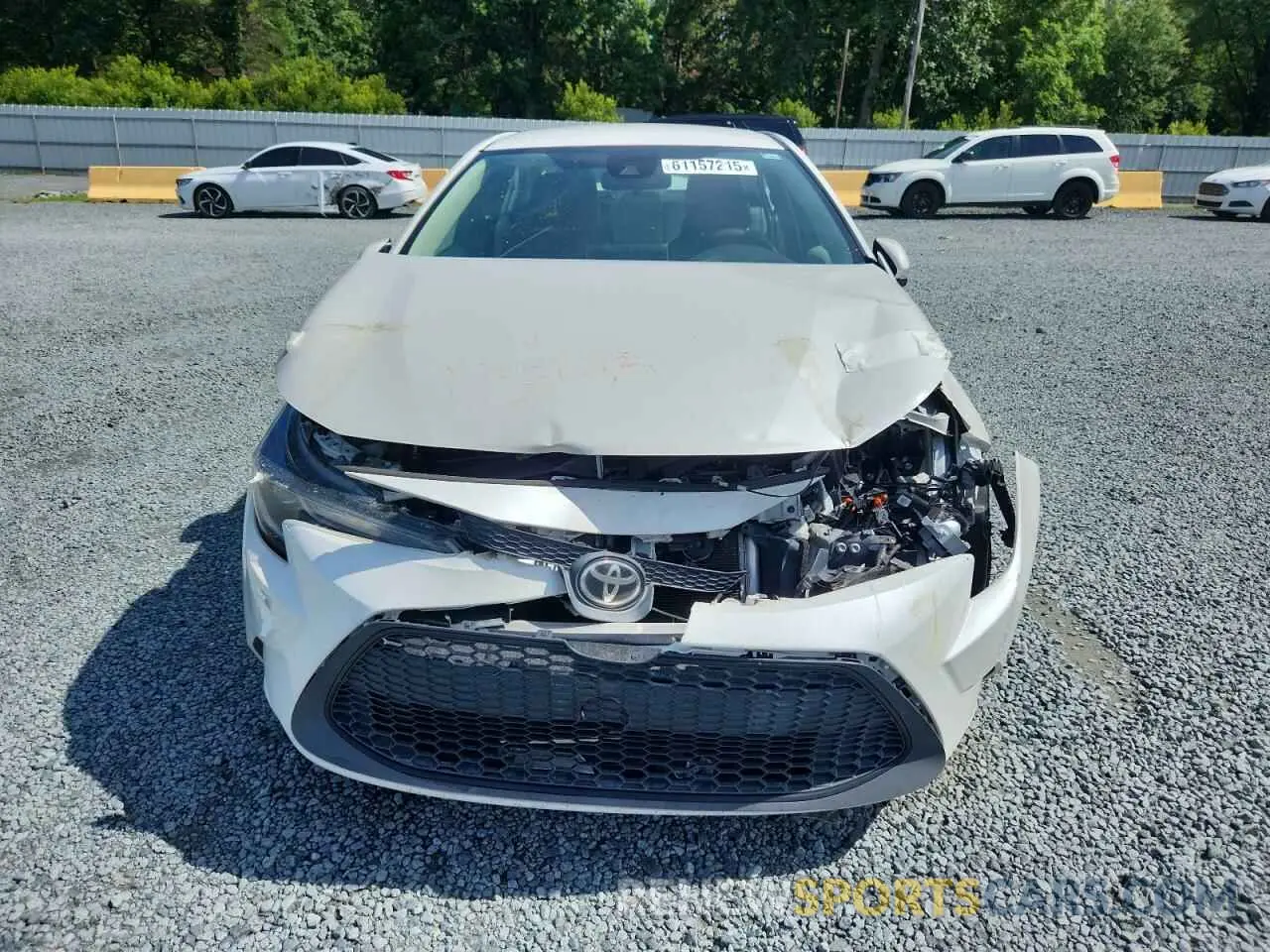 5 fotografías del automóvil dañado 5YFEPRAEXLP026972 TOYOTA COROLLA 2020