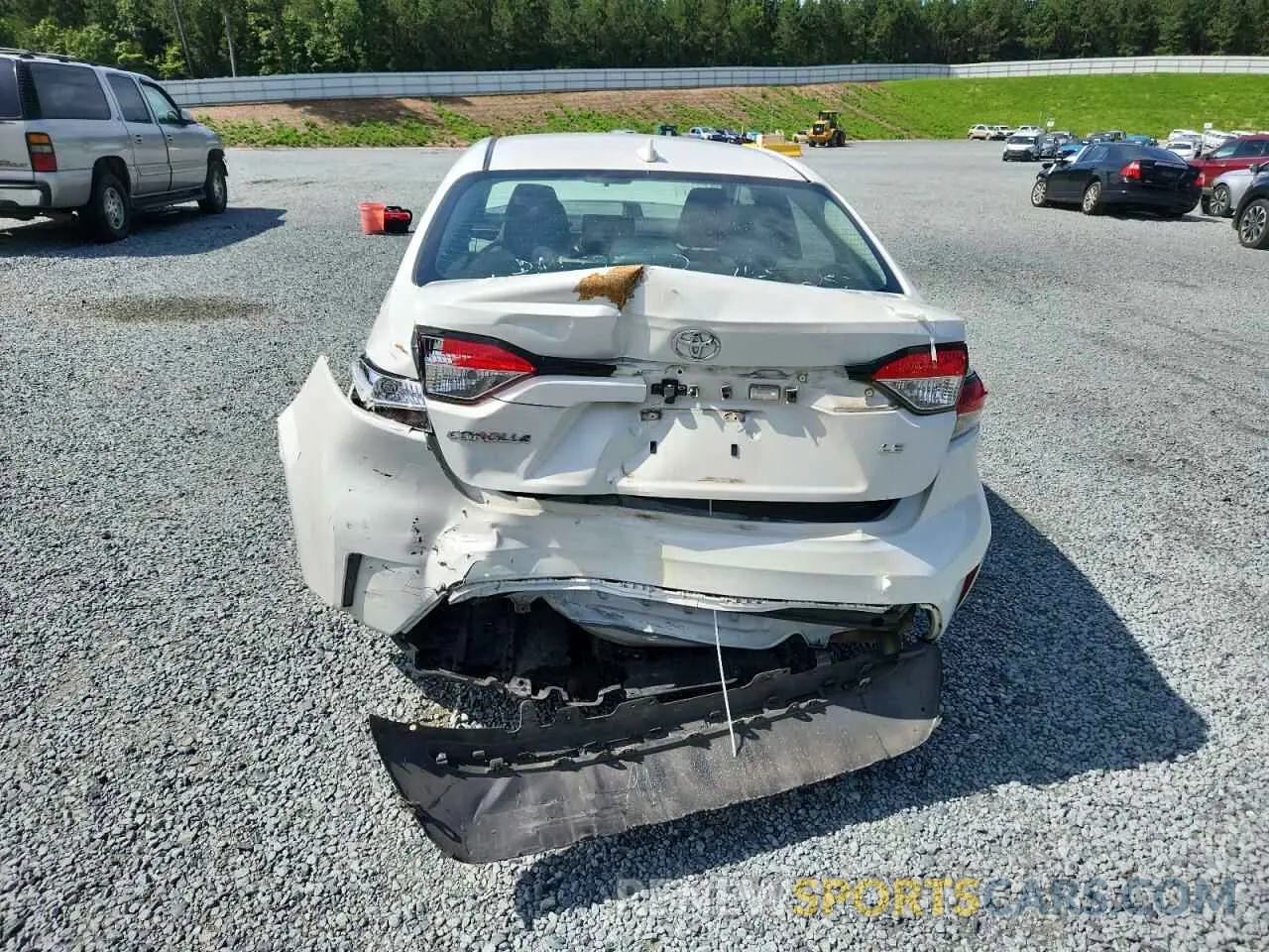6 fotografías del automóvil dañado 5YFEPRAEXLP026972 TOYOTA COROLLA 2020