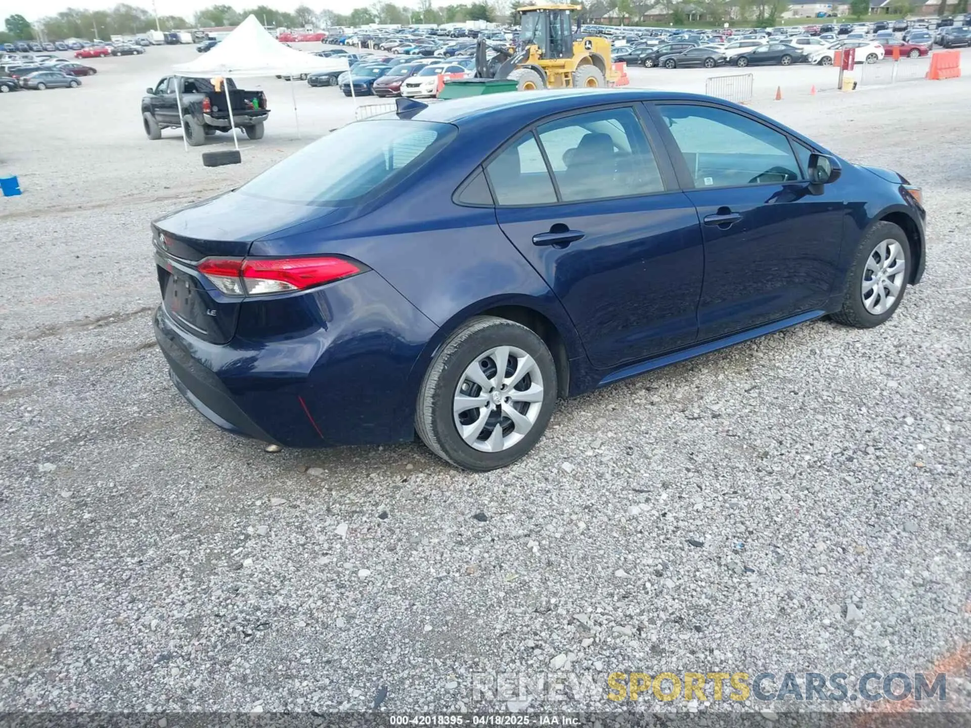 4 fotografías del automóvil dañado 5YFEPRAEXLP031783 TOYOTA COROLLA 2020