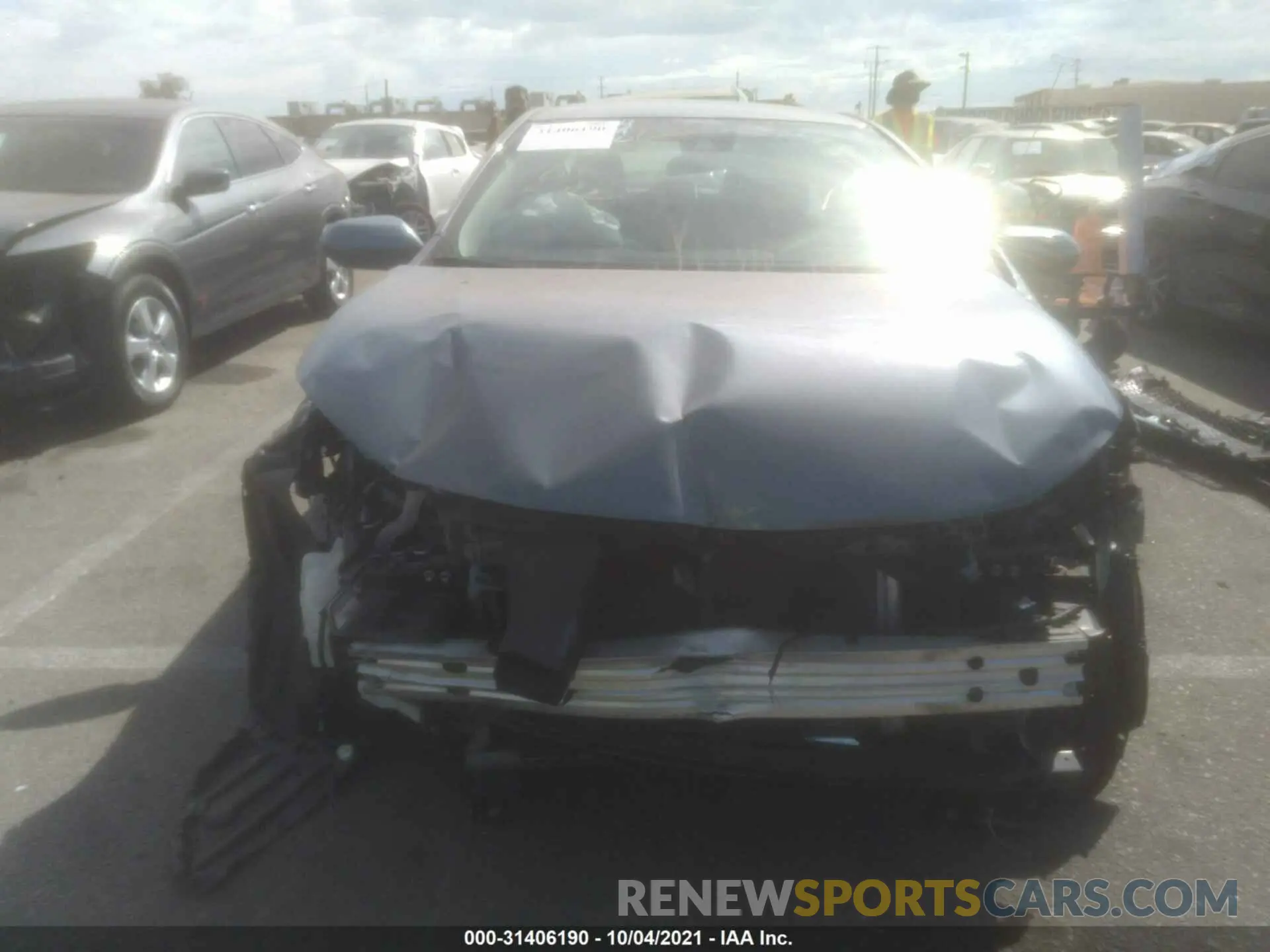 6 fotografías del automóvil dañado 5YFEPRAEXLP035428 TOYOTA COROLLA 2020