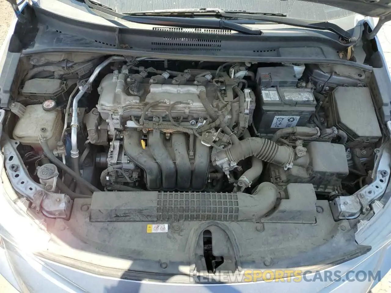 11 fotografías del automóvil dañado 5YFEPRAEXLP036983 TOYOTA COROLLA 2020