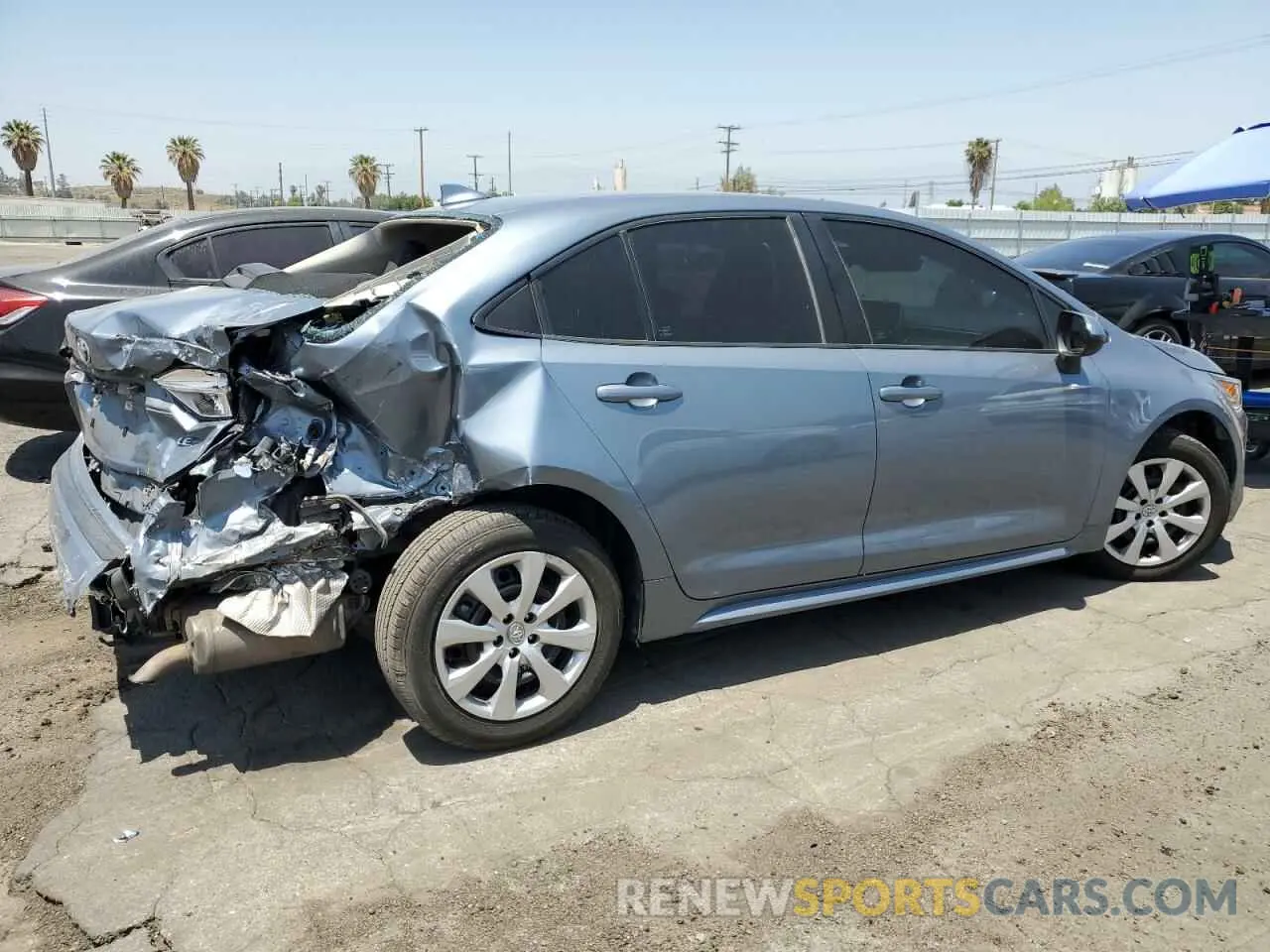 3 fotografías del automóvil dañado 5YFEPRAEXLP036983 TOYOTA COROLLA 2020