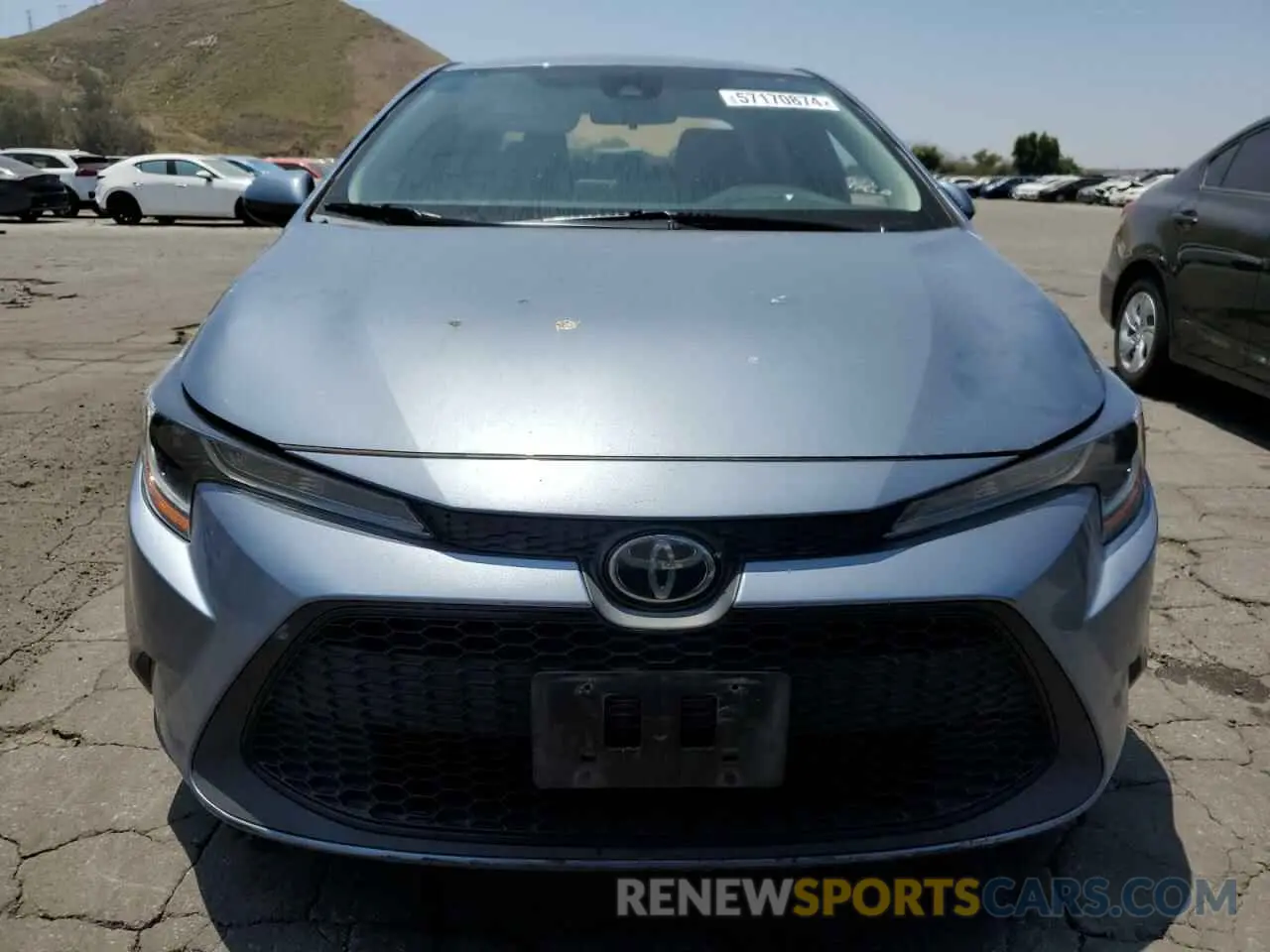 5 fotografías del automóvil dañado 5YFEPRAEXLP036983 TOYOTA COROLLA 2020