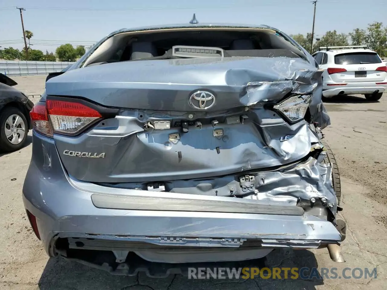6 fotografías del automóvil dañado 5YFEPRAEXLP036983 TOYOTA COROLLA 2020