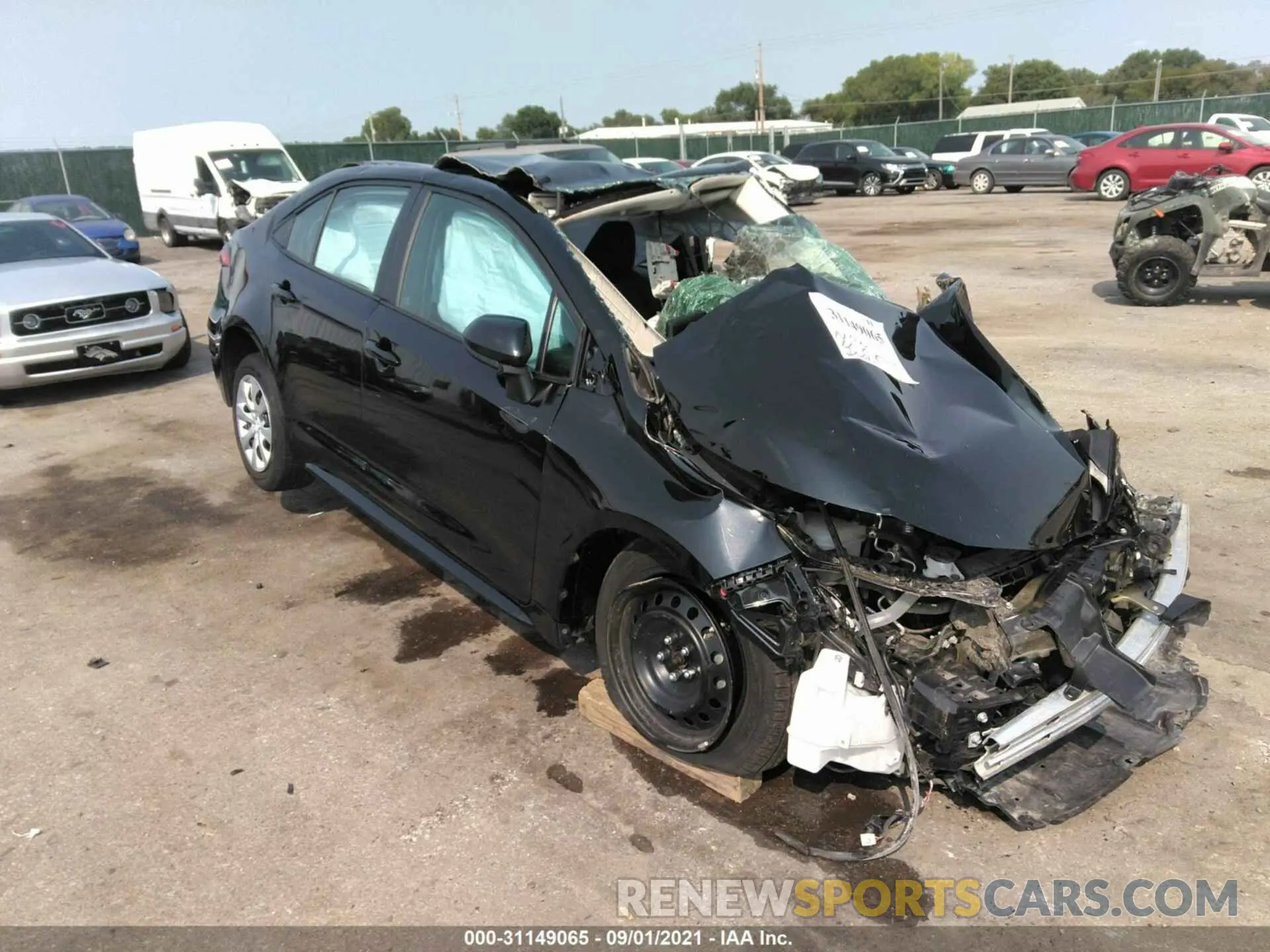 1 fotografías del automóvil dañado 5YFEPRAEXLP049751 TOYOTA COROLLA 2020