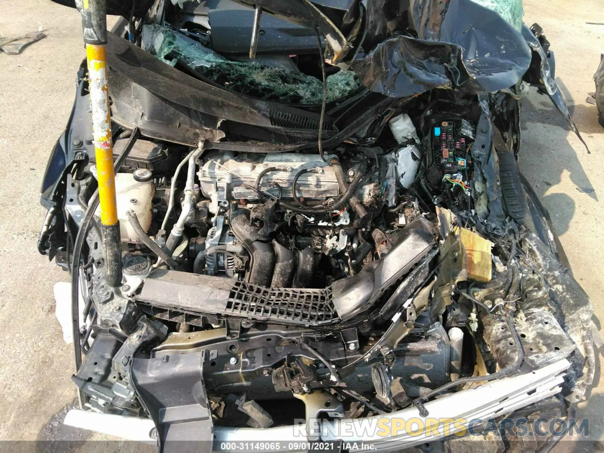 10 fotografías del automóvil dañado 5YFEPRAEXLP049751 TOYOTA COROLLA 2020