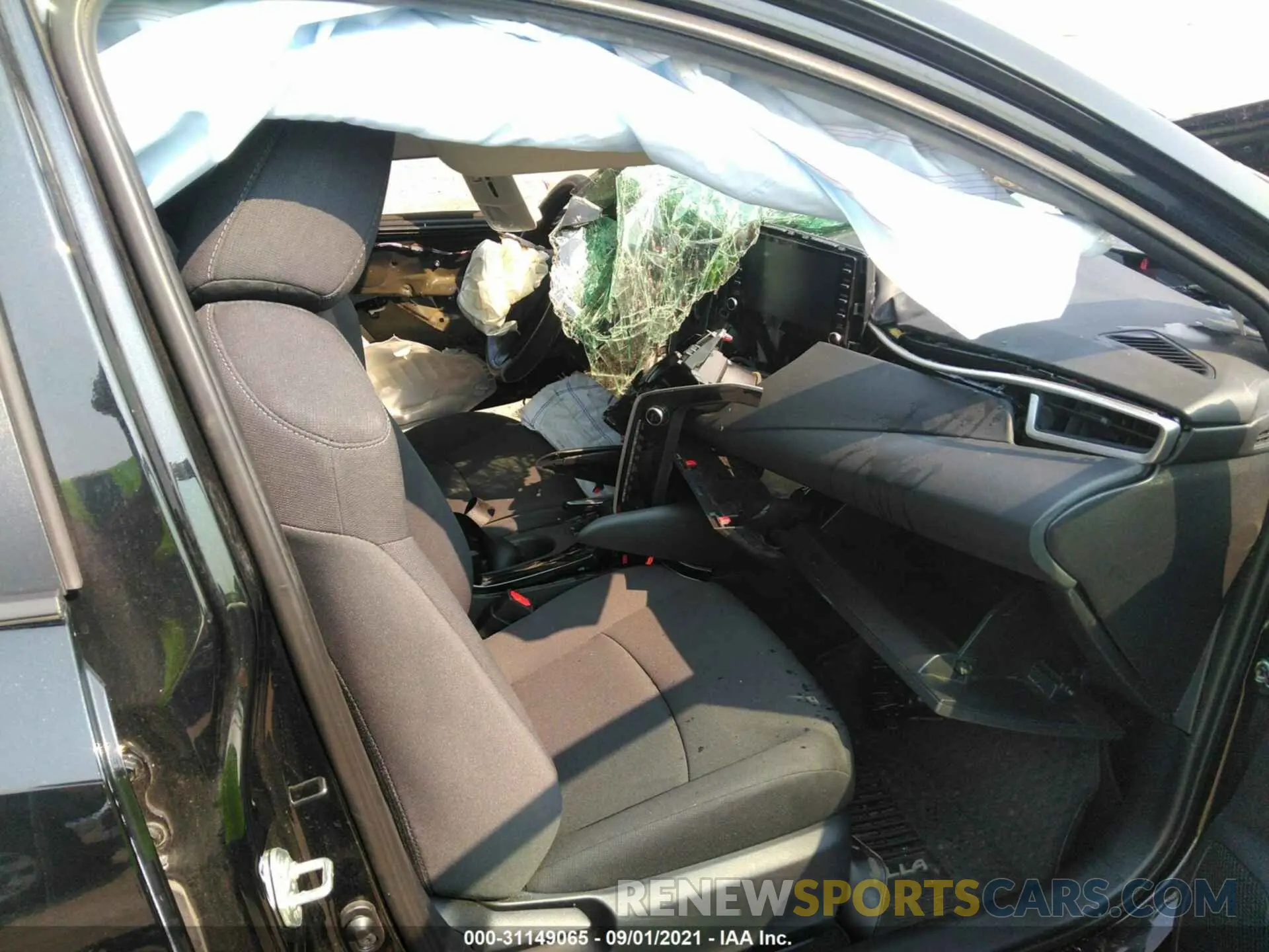 5 fotografías del automóvil dañado 5YFEPRAEXLP049751 TOYOTA COROLLA 2020