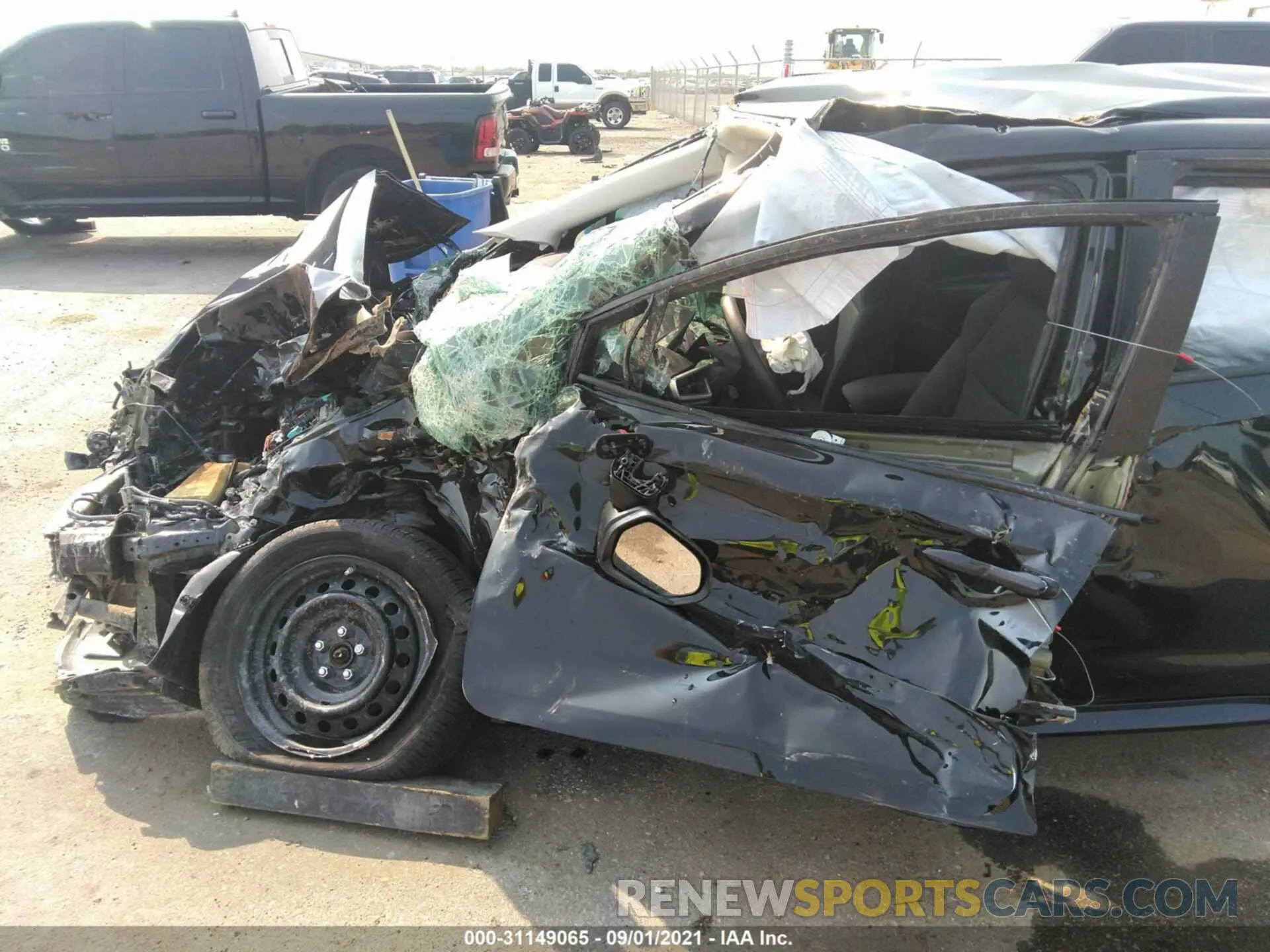 6 fotografías del automóvil dañado 5YFEPRAEXLP049751 TOYOTA COROLLA 2020