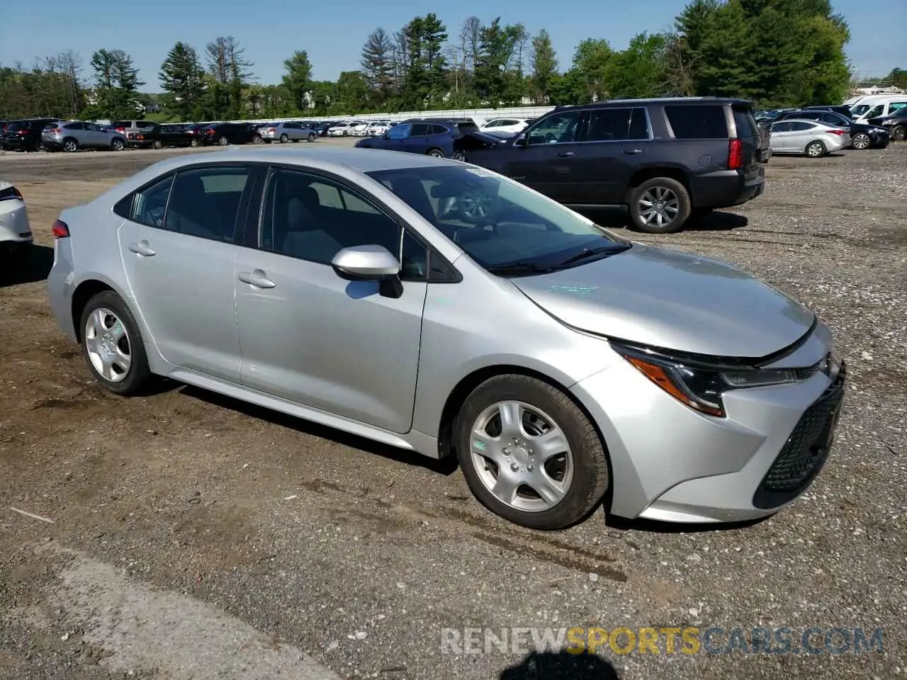 4 fotografías del automóvil dañado 5YFEPRAEXLP051208 TOYOTA COROLLA 2020