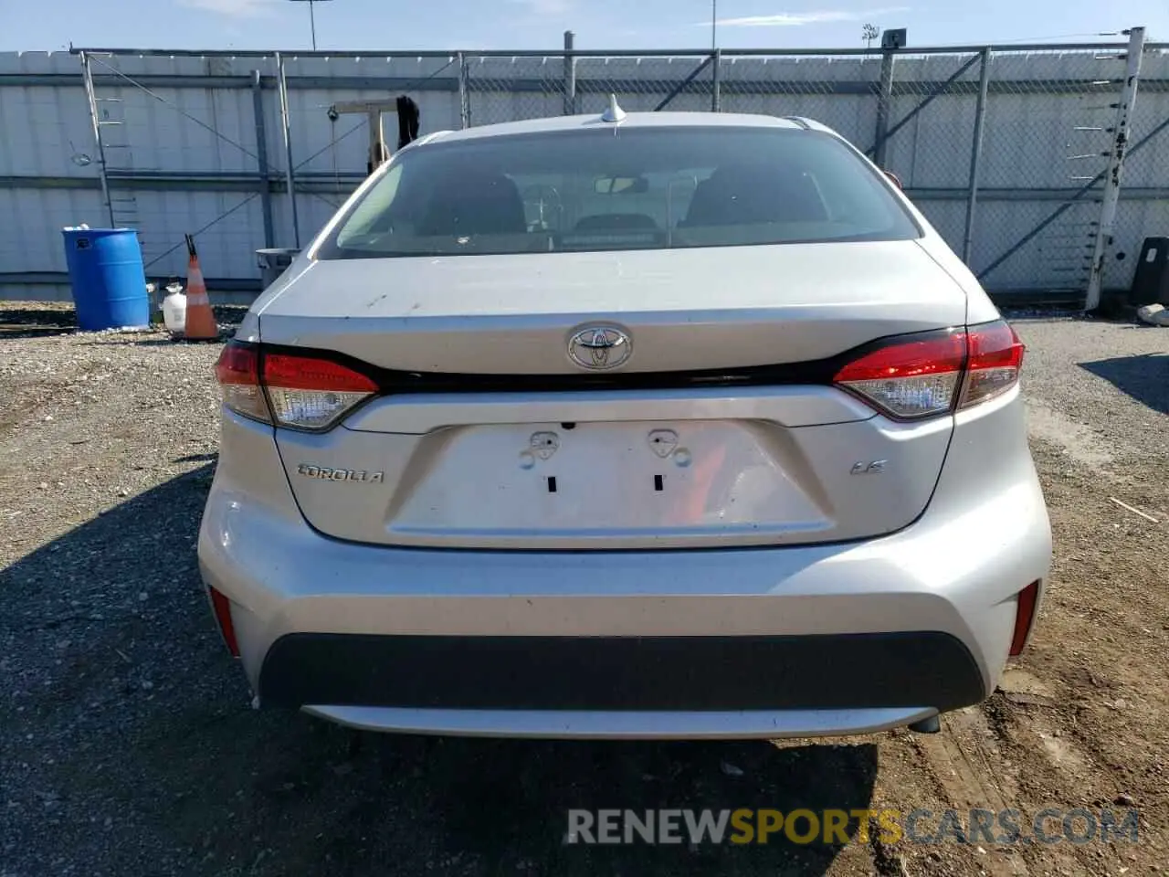 6 fotografías del automóvil dañado 5YFEPRAEXLP051208 TOYOTA COROLLA 2020