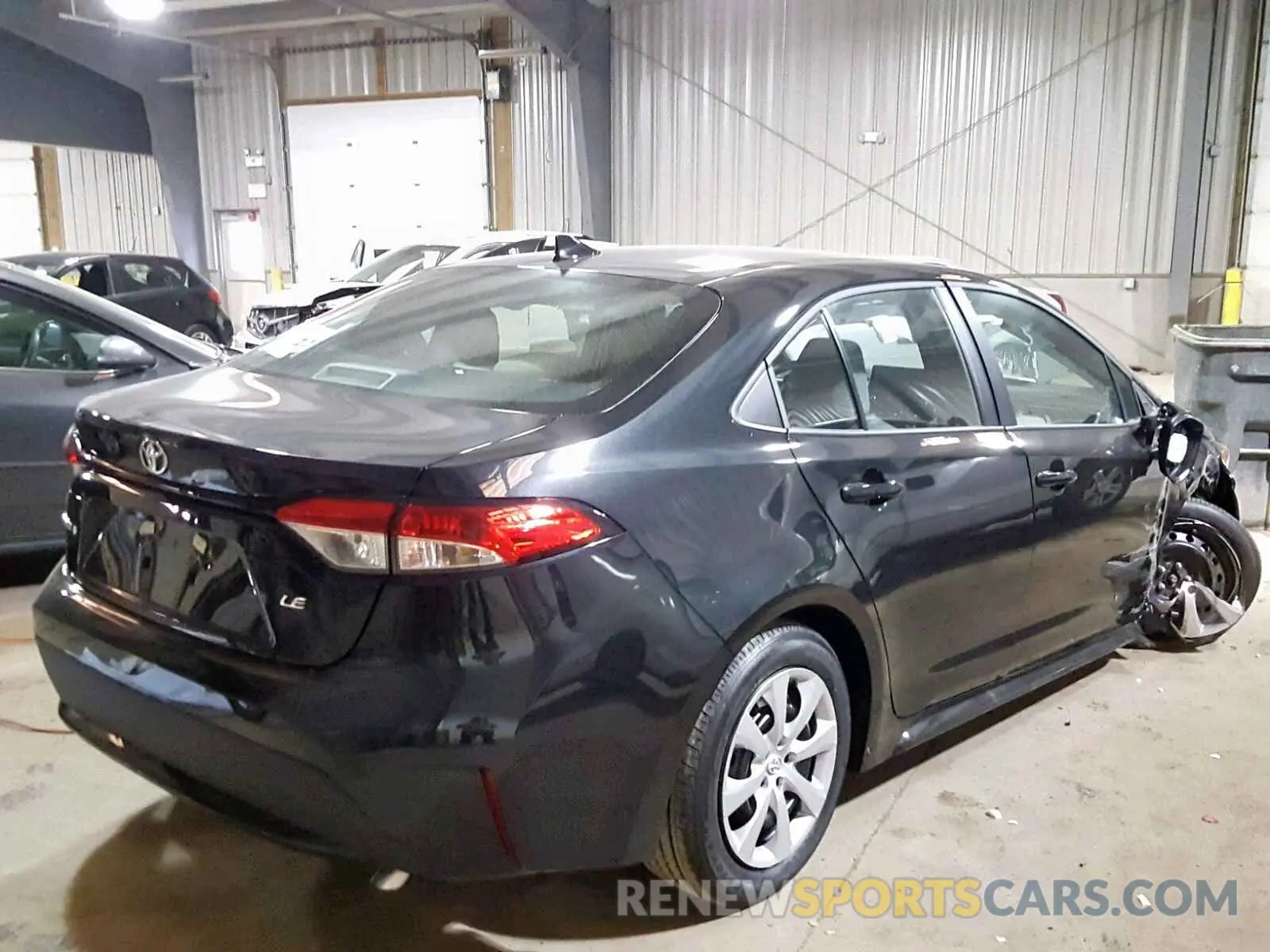 4 fotografías del automóvil dañado 5YFEPRAEXLP055825 TOYOTA COROLLA 2020