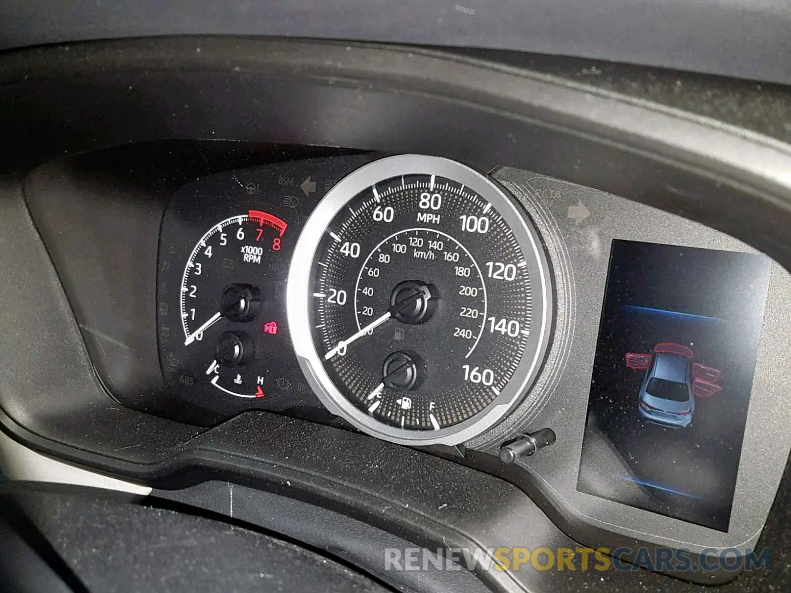 8 fotografías del automóvil dañado 5YFEPRAEXLP055825 TOYOTA COROLLA 2020