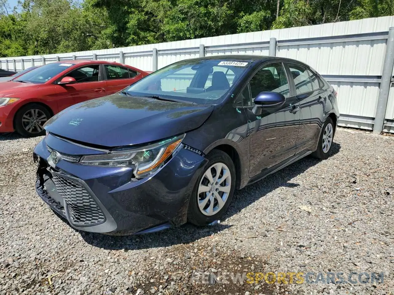 1 fotografías del automóvil dañado 5YFEPRAEXLP056005 TOYOTA COROLLA 2020