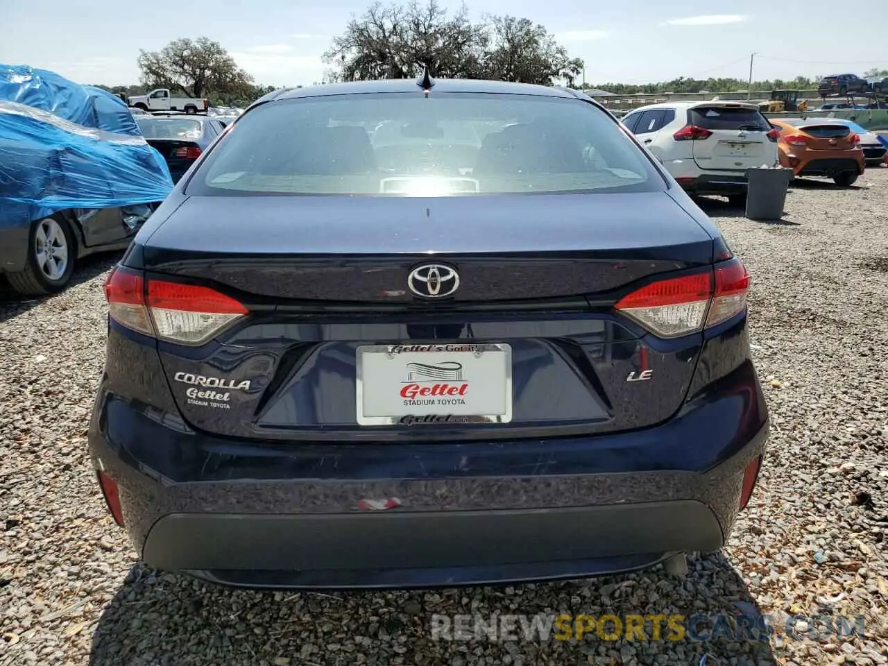 6 fotografías del automóvil dañado 5YFEPRAEXLP056005 TOYOTA COROLLA 2020