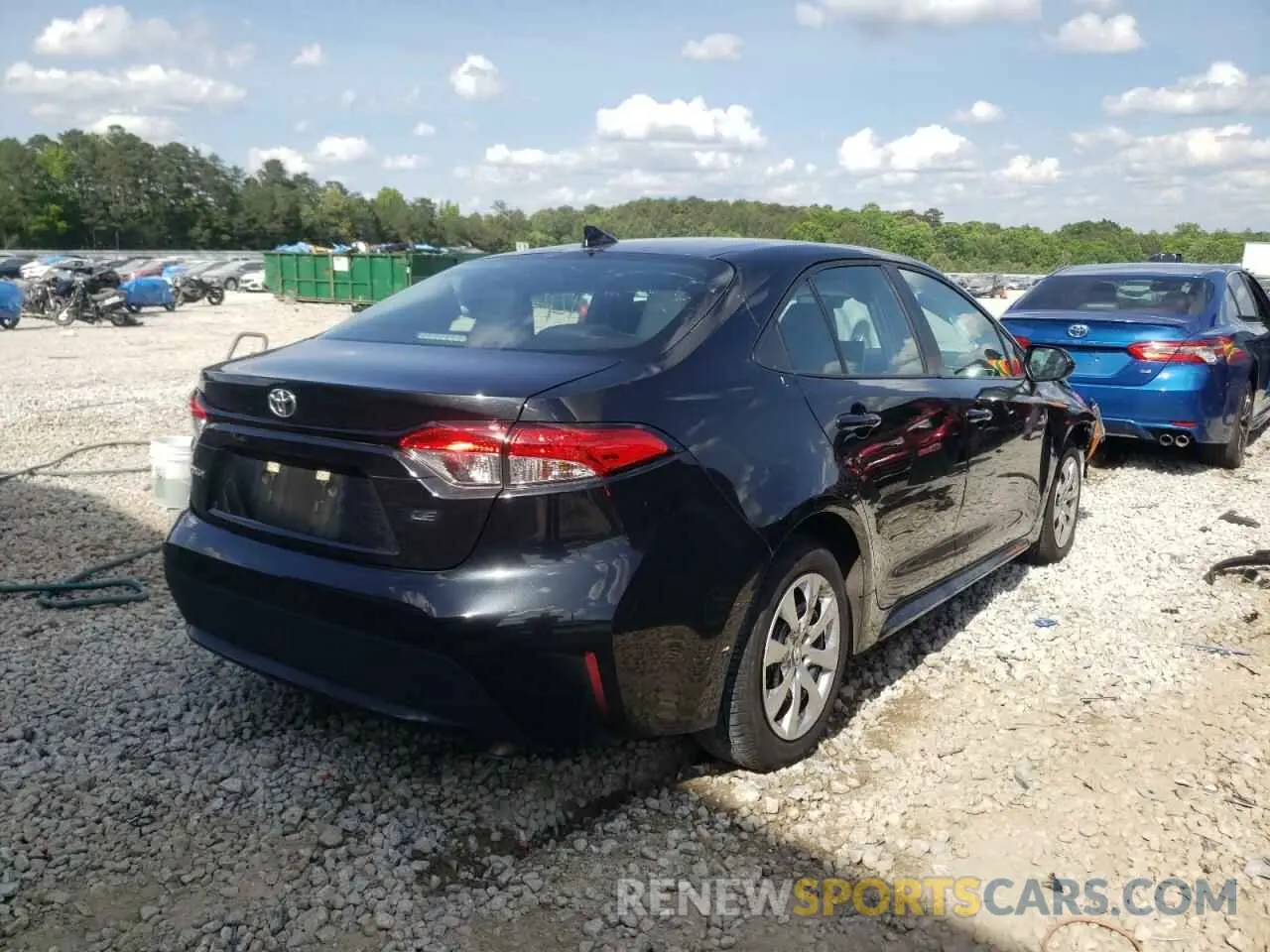 4 fotografías del automóvil dañado 5YFEPRAEXLP059745 TOYOTA COROLLA 2020