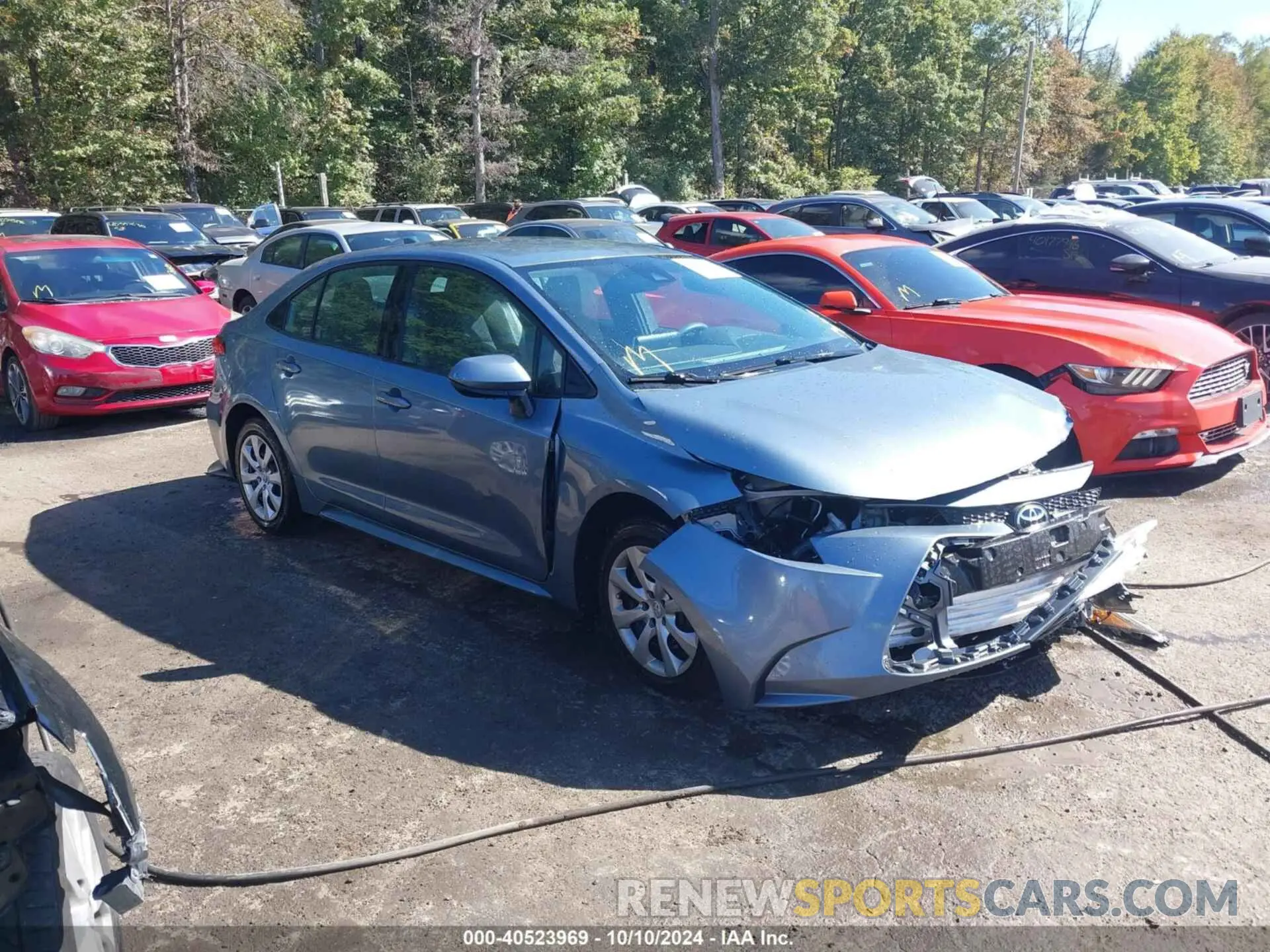 1 fotografías del automóvil dañado 5YFEPRAEXLP064797 TOYOTA COROLLA 2020