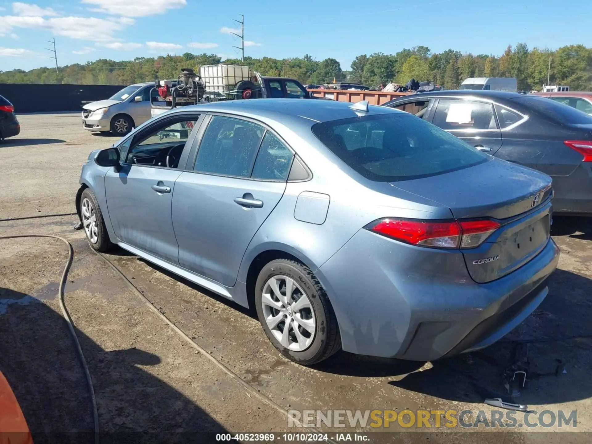 3 fotografías del automóvil dañado 5YFEPRAEXLP064797 TOYOTA COROLLA 2020