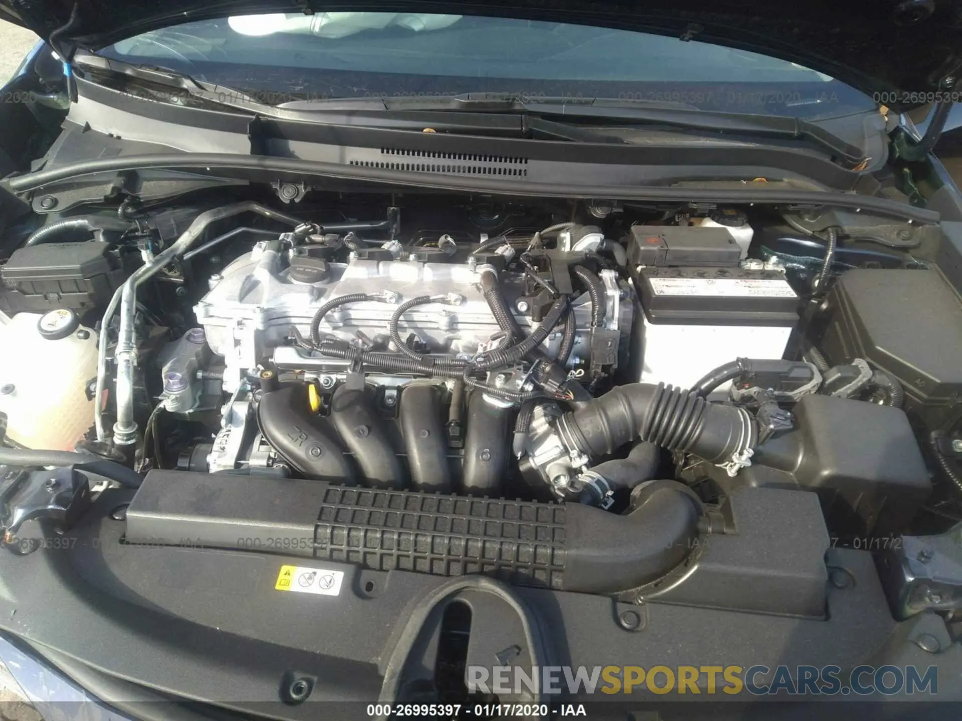 10 fotografías del automóvil dañado 5YFEPRAEXLP066839 TOYOTA COROLLA 2020