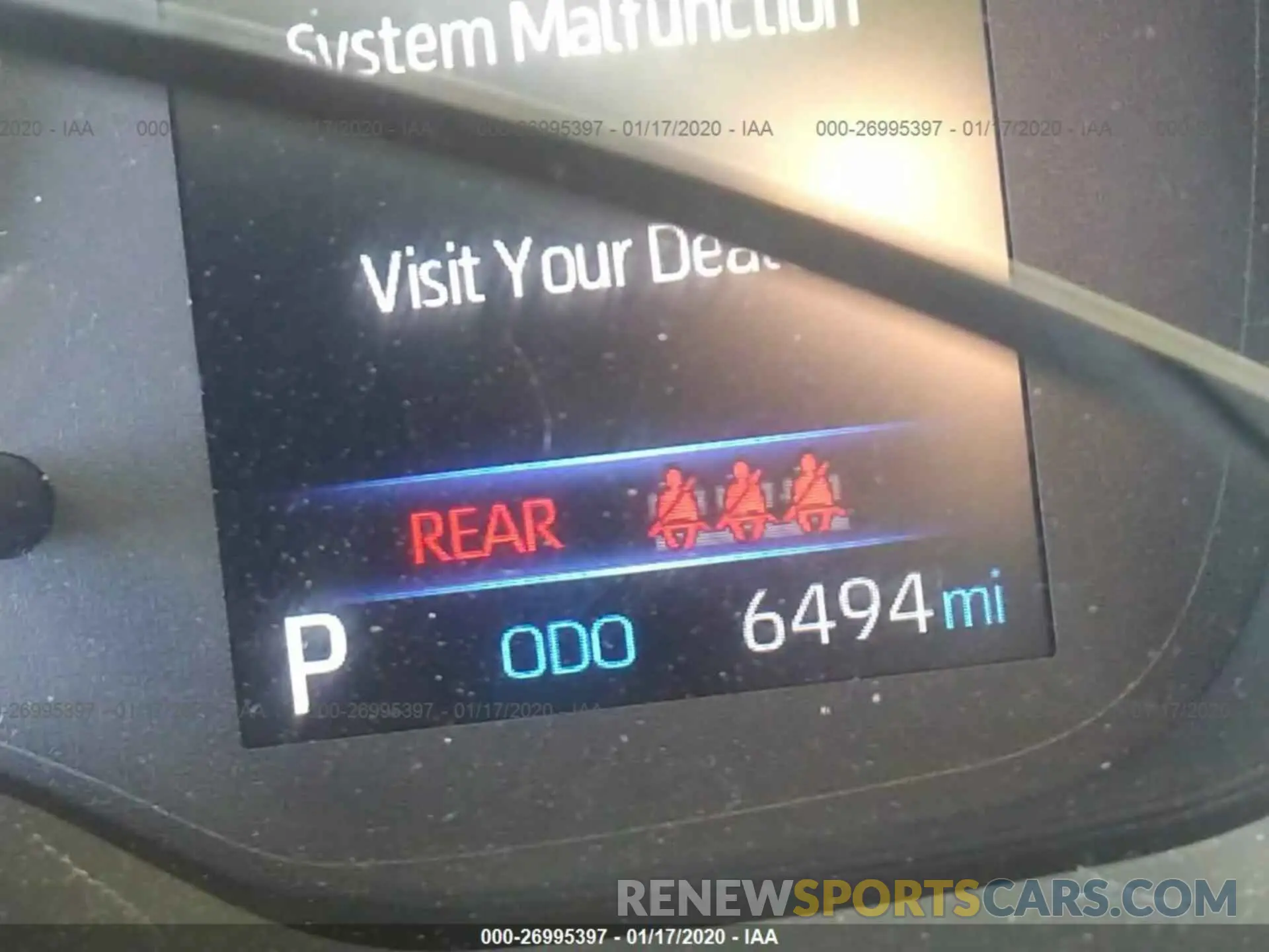 7 fotografías del automóvil dañado 5YFEPRAEXLP066839 TOYOTA COROLLA 2020