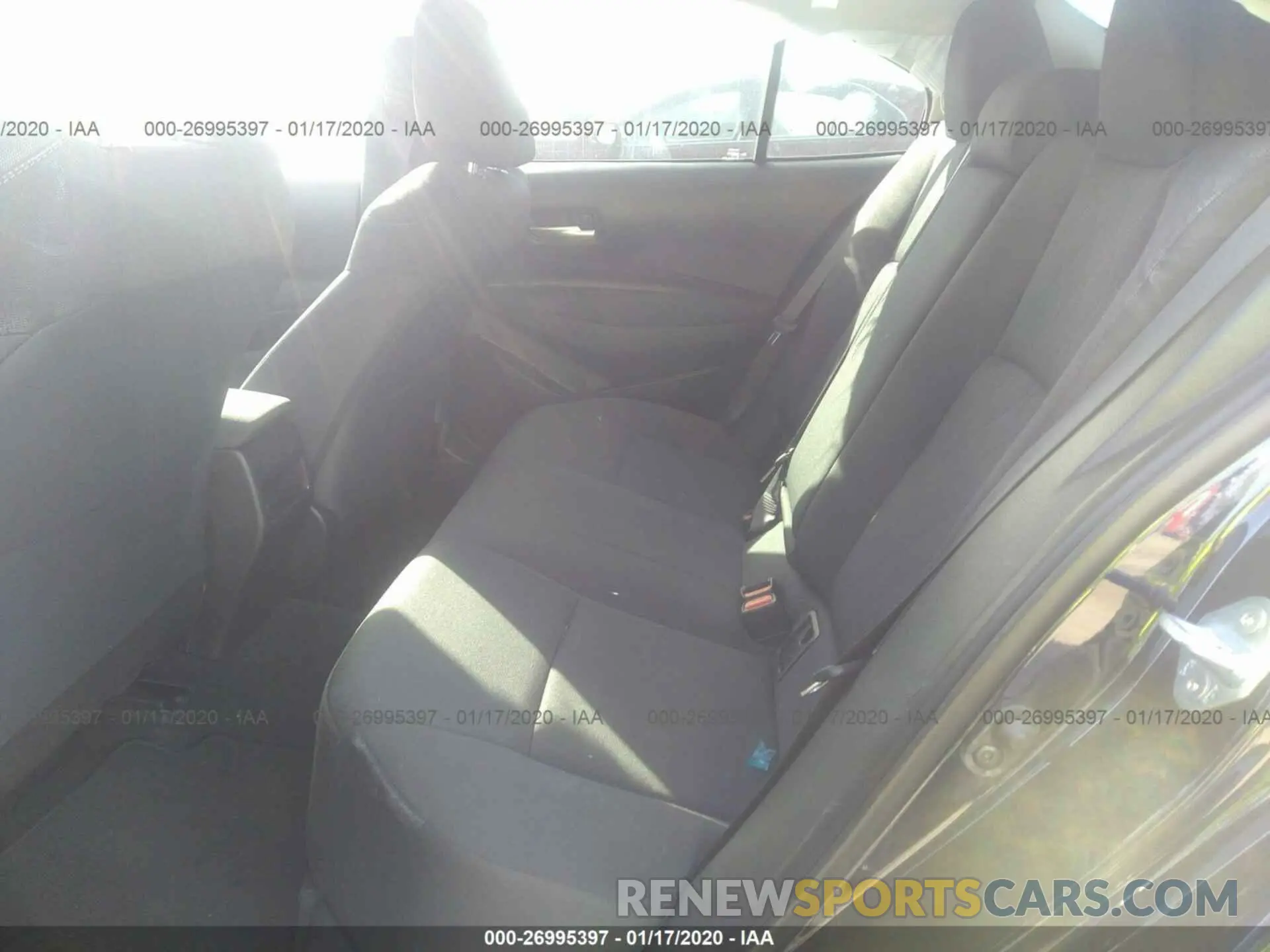 8 fotografías del automóvil dañado 5YFEPRAEXLP066839 TOYOTA COROLLA 2020