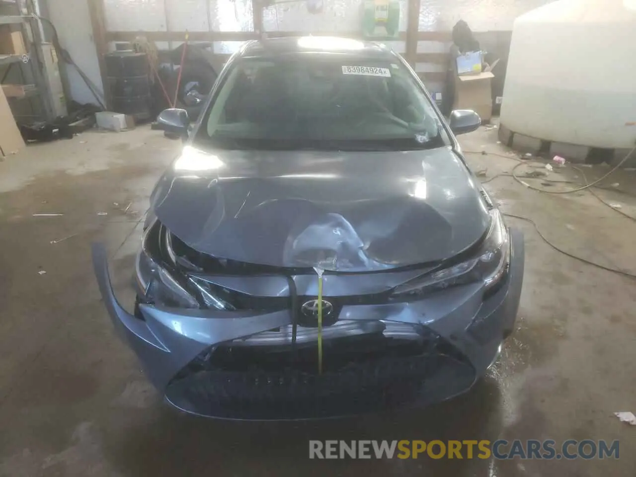 5 fotografías del automóvil dañado 5YFEPRAEXLP070132 TOYOTA COROLLA 2020