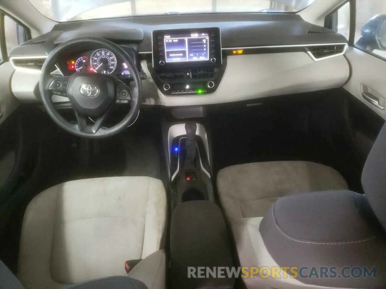 8 fotografías del automóvil dañado 5YFEPRAEXLP070132 TOYOTA COROLLA 2020