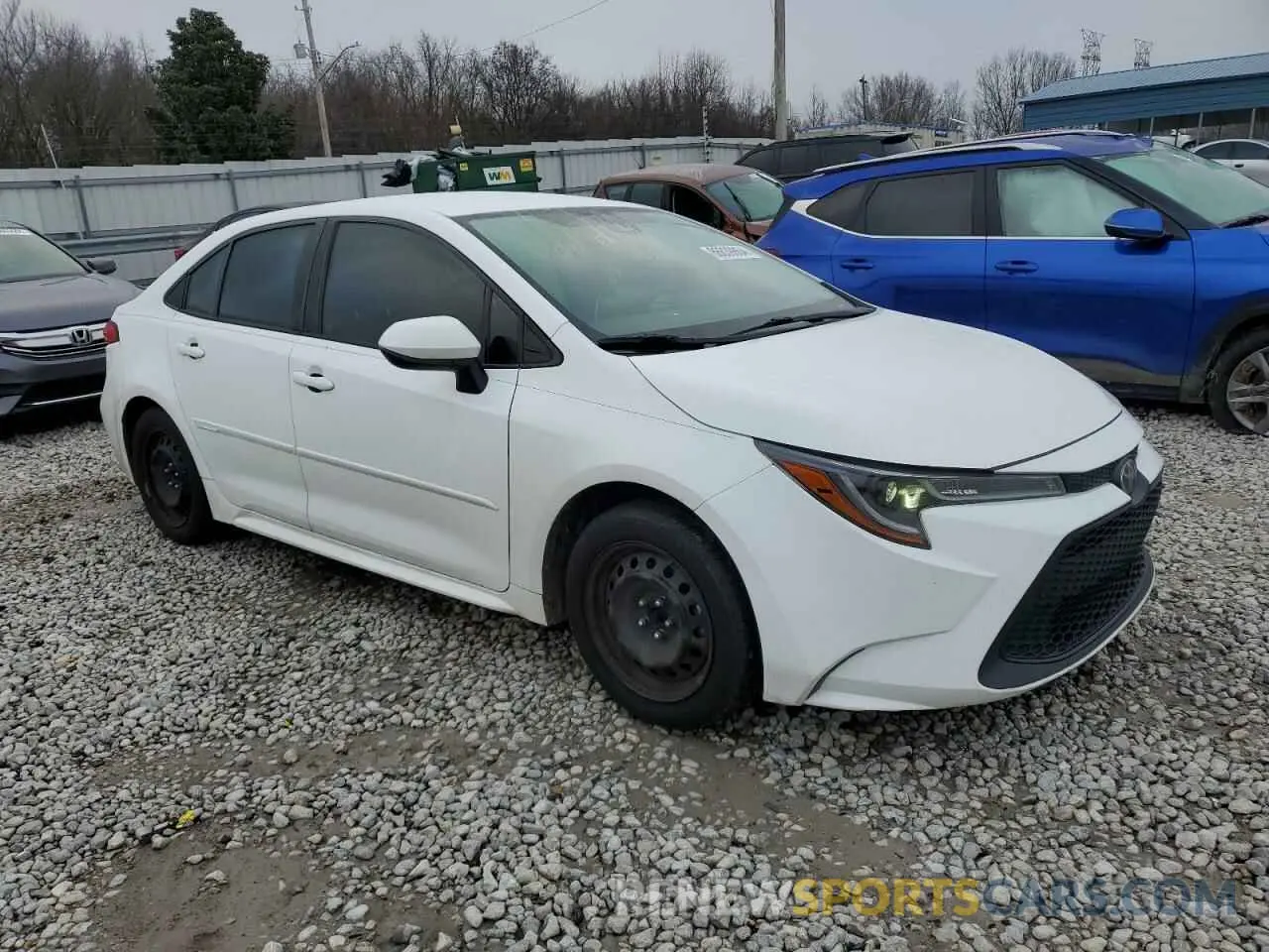 4 fotografías del automóvil dañado 5YFEPRAEXLP072883 TOYOTA COROLLA 2020
