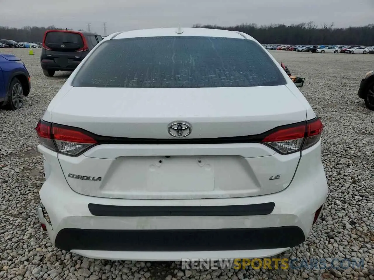6 fotografías del automóvil dañado 5YFEPRAEXLP072883 TOYOTA COROLLA 2020