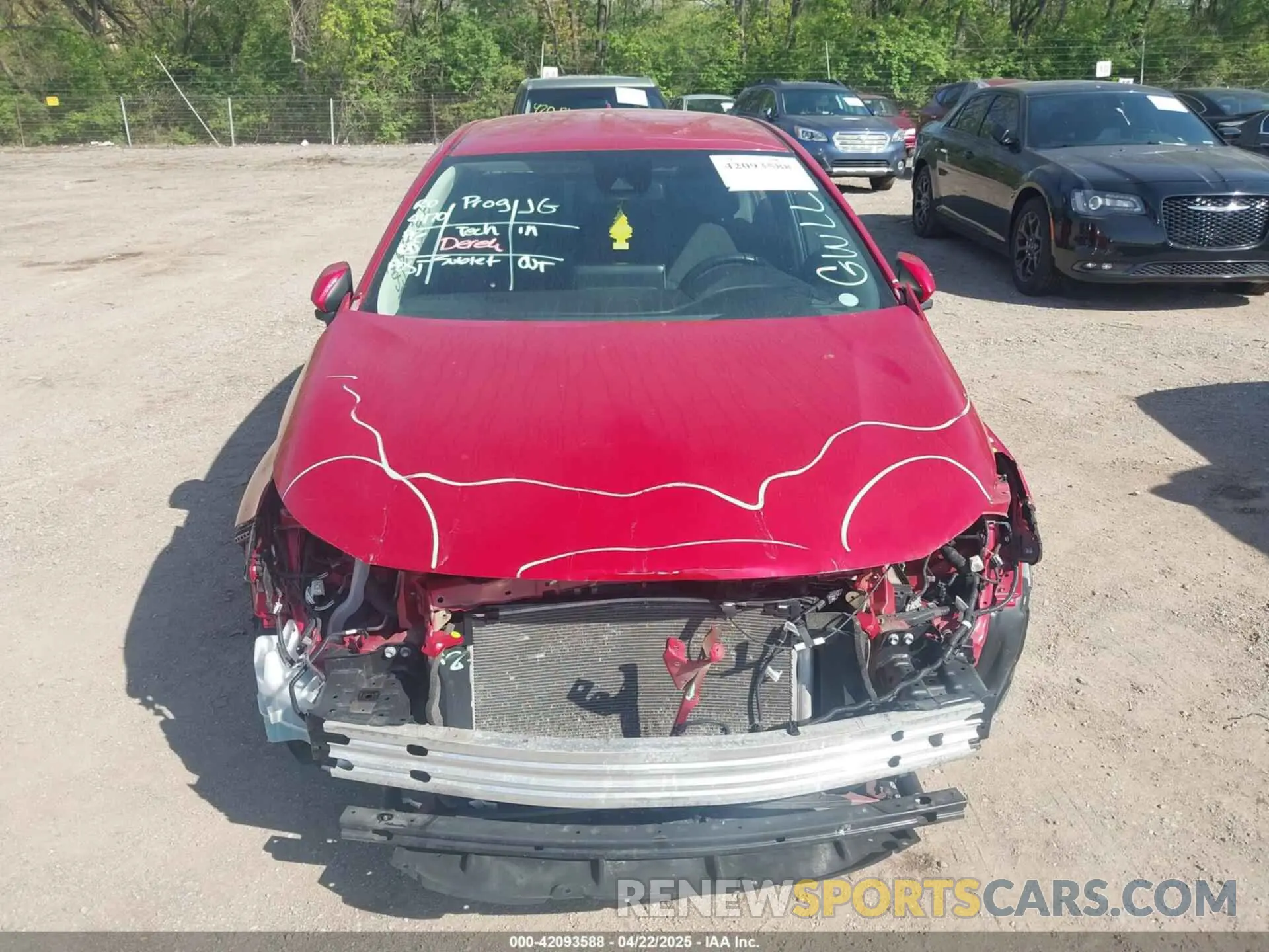 12 fotografías del automóvil dañado 5YFEPRAEXLP073676 TOYOTA COROLLA 2020