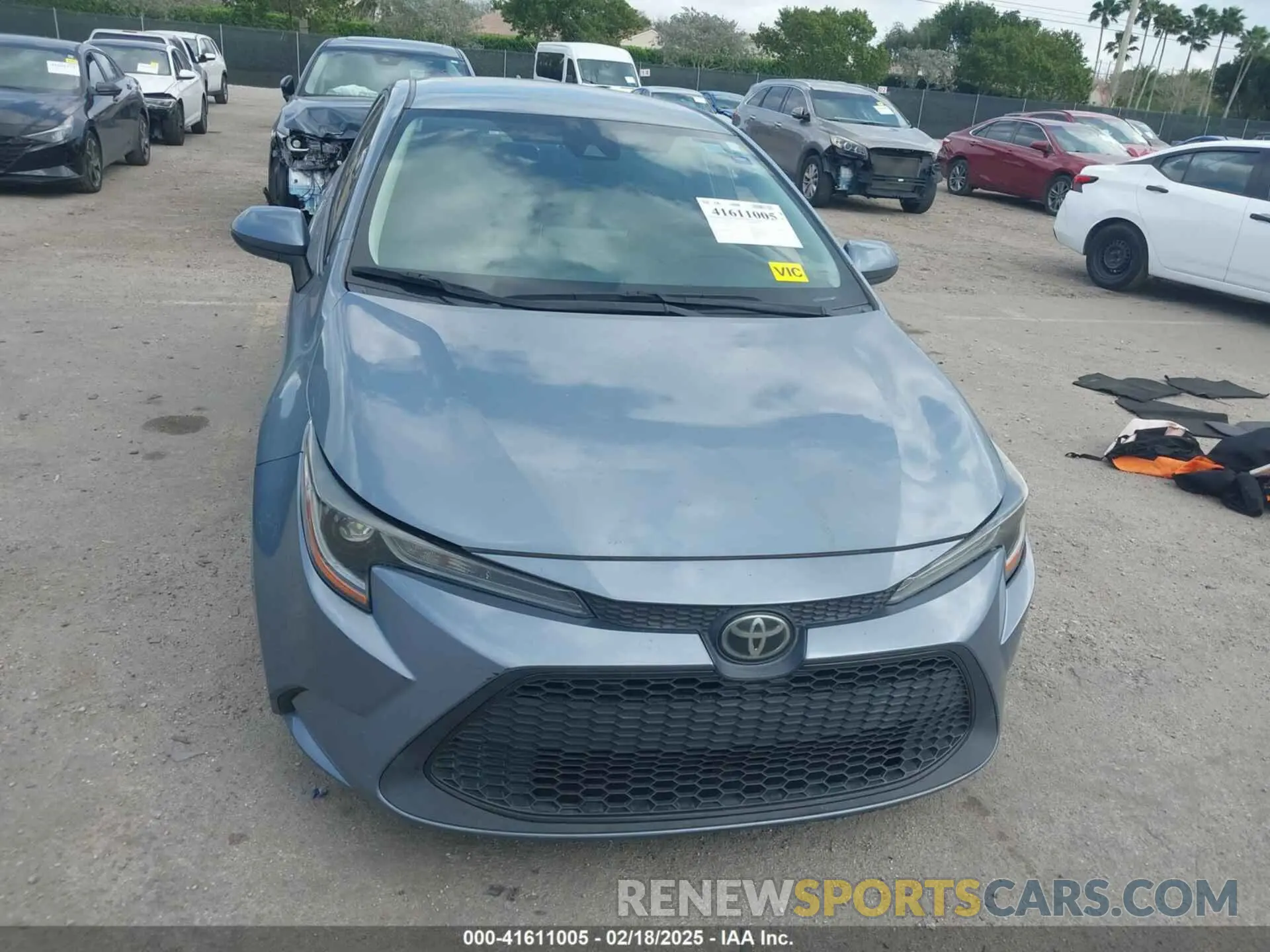 12 fotografías del automóvil dañado 5YFEPRAEXLP083267 TOYOTA COROLLA 2020