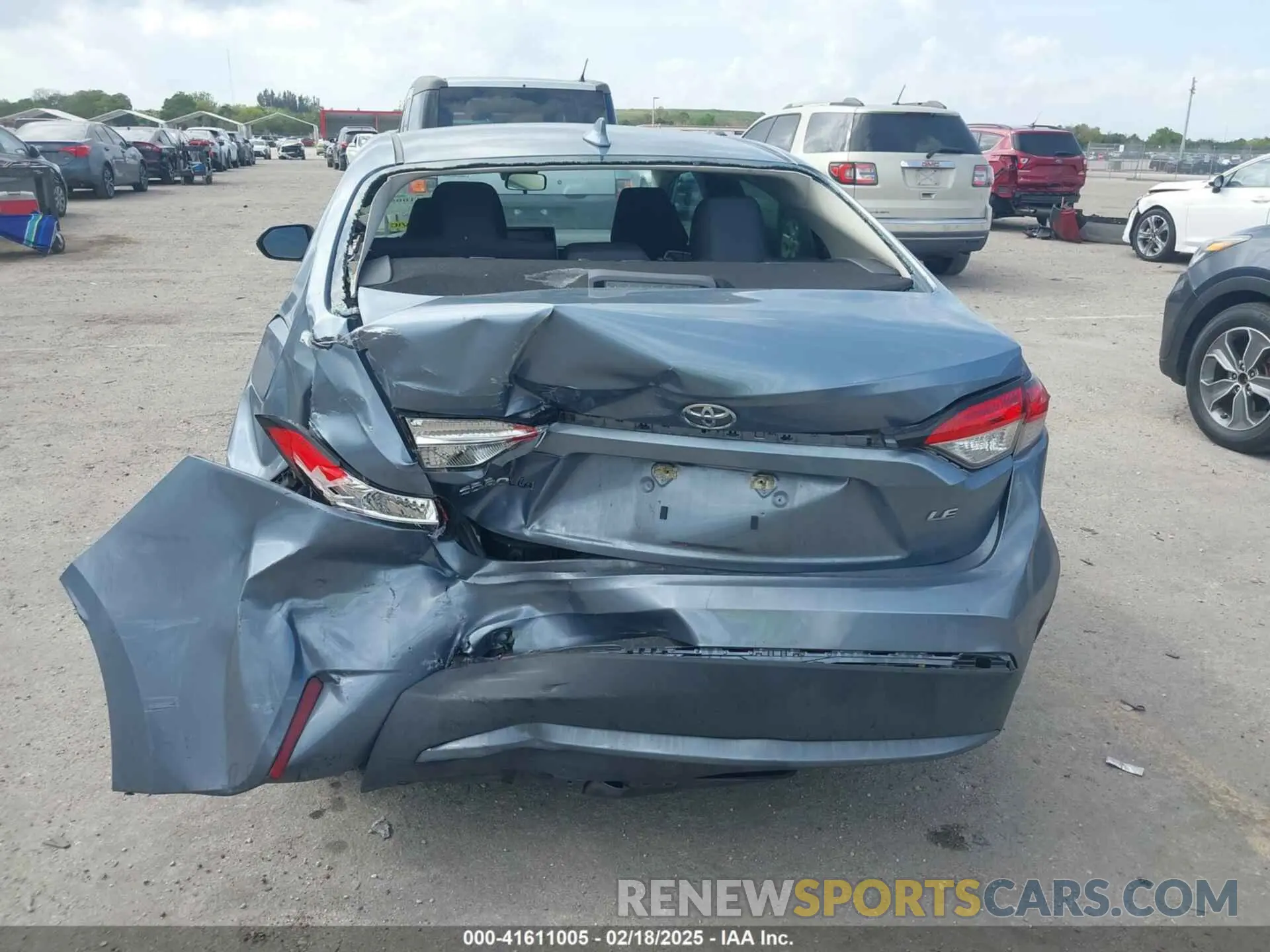 6 fotografías del automóvil dañado 5YFEPRAEXLP083267 TOYOTA COROLLA 2020