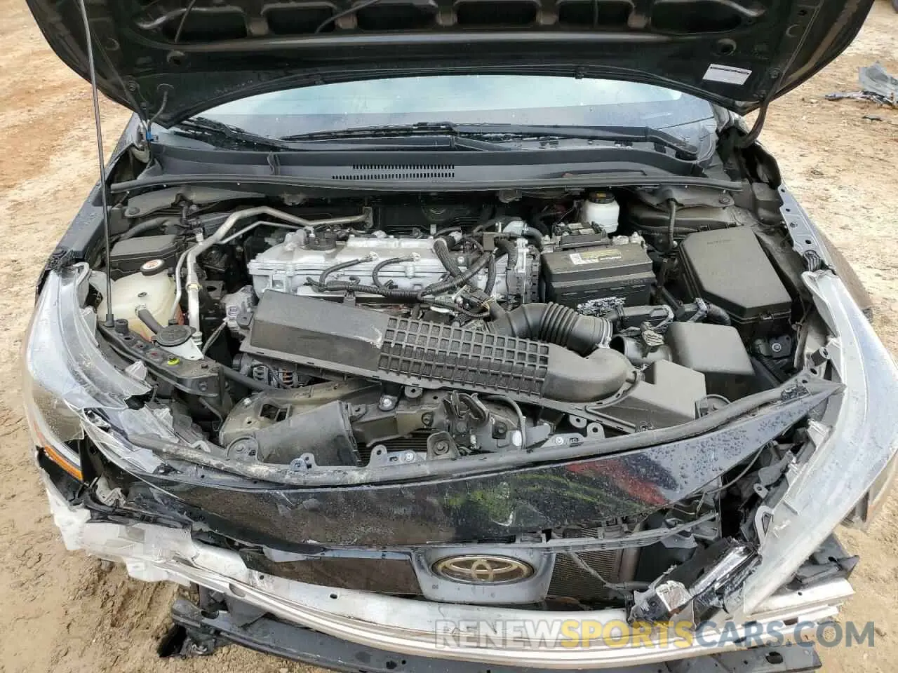 12 fotografías del automóvil dañado 5YFEPRAEXLP083818 TOYOTA COROLLA 2020