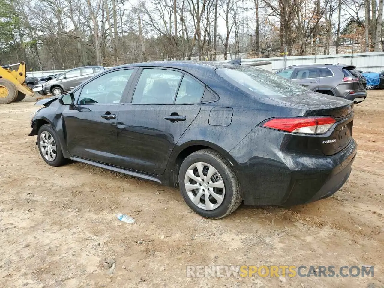 2 fotografías del automóvil dañado 5YFEPRAEXLP083818 TOYOTA COROLLA 2020