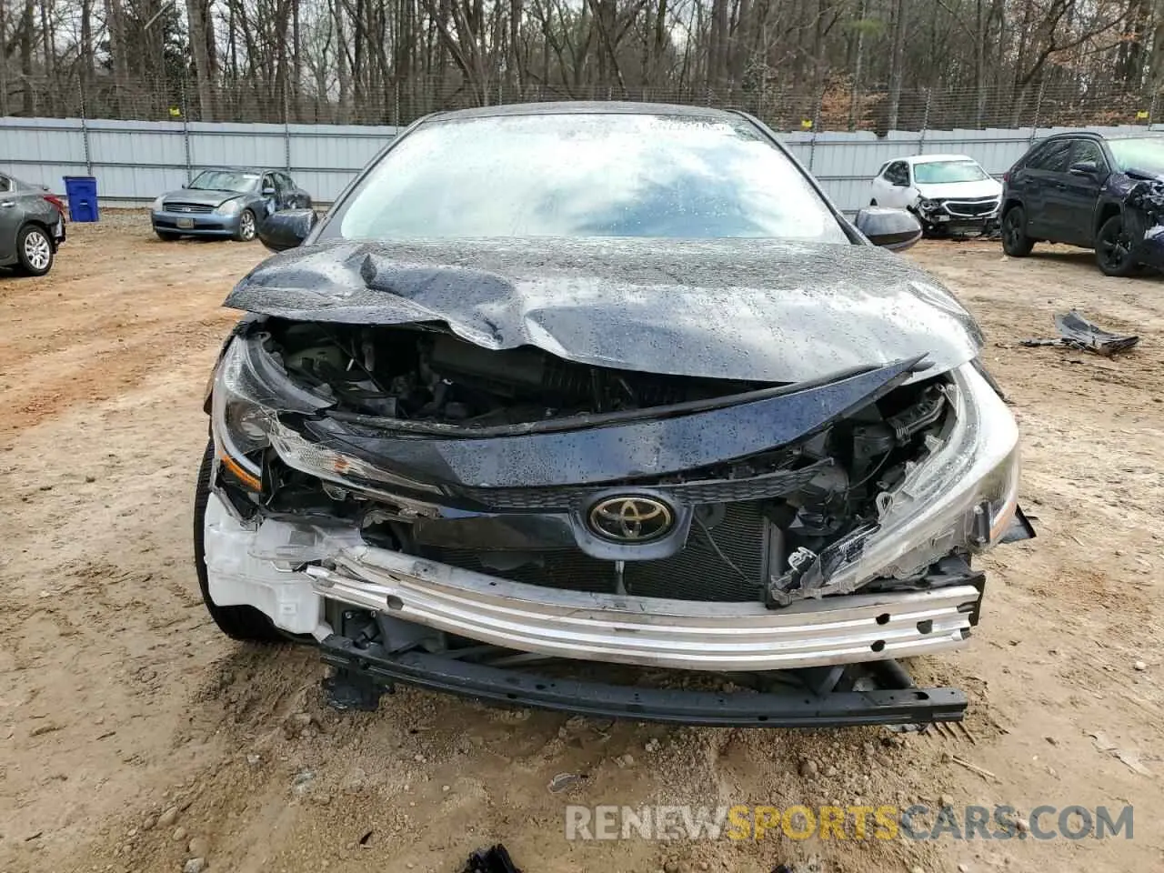 5 fotografías del automóvil dañado 5YFEPRAEXLP083818 TOYOTA COROLLA 2020