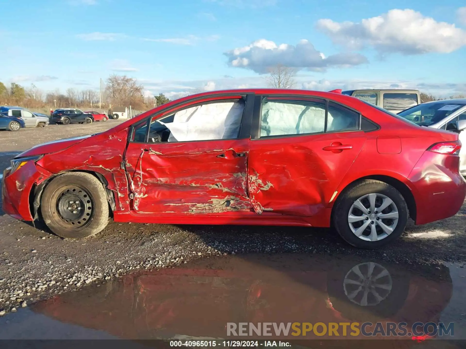 14 fotografías del automóvil dañado 5YFEPRAEXLP084869 TOYOTA COROLLA 2020