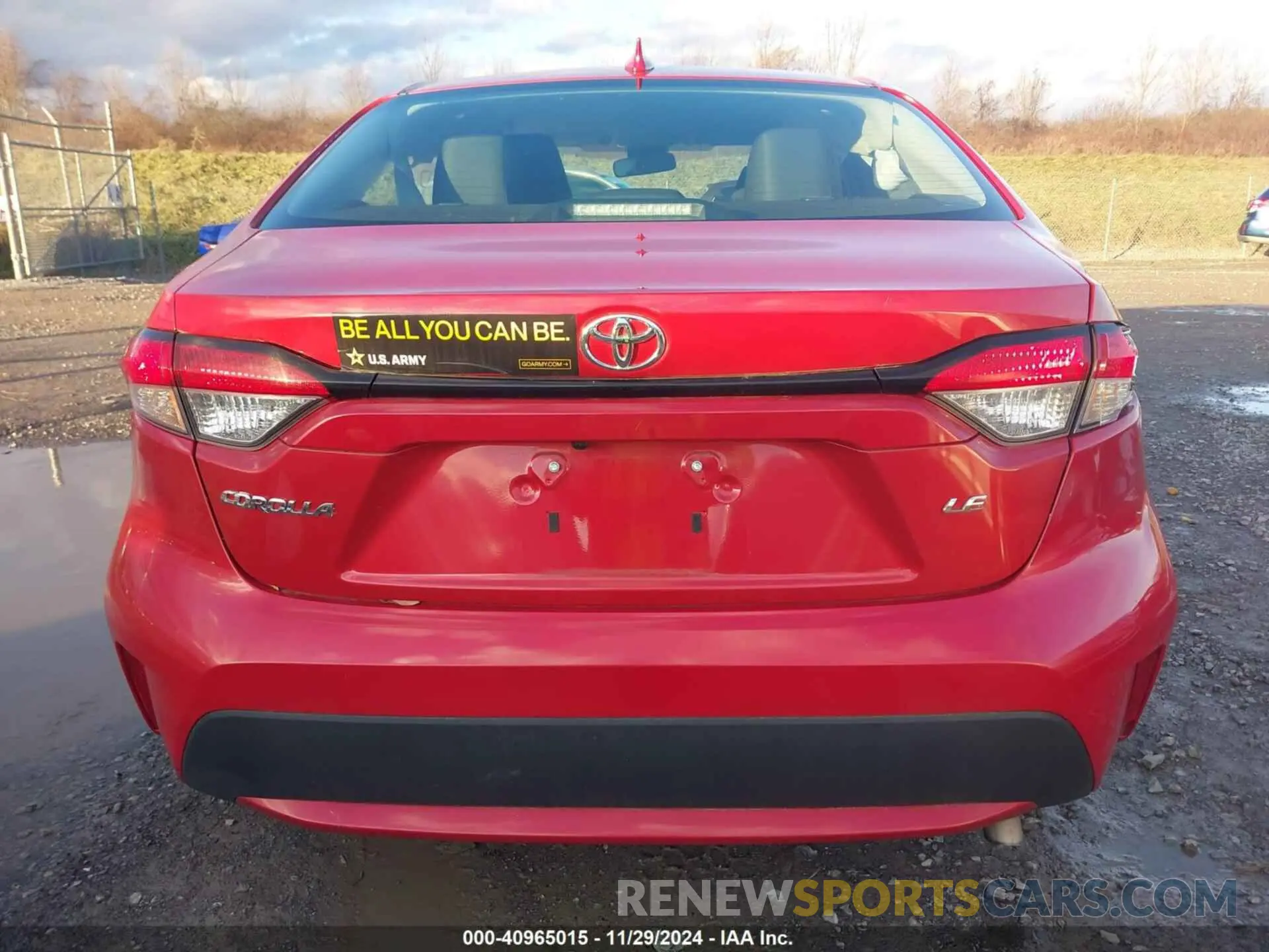 16 fotografías del automóvil dañado 5YFEPRAEXLP084869 TOYOTA COROLLA 2020